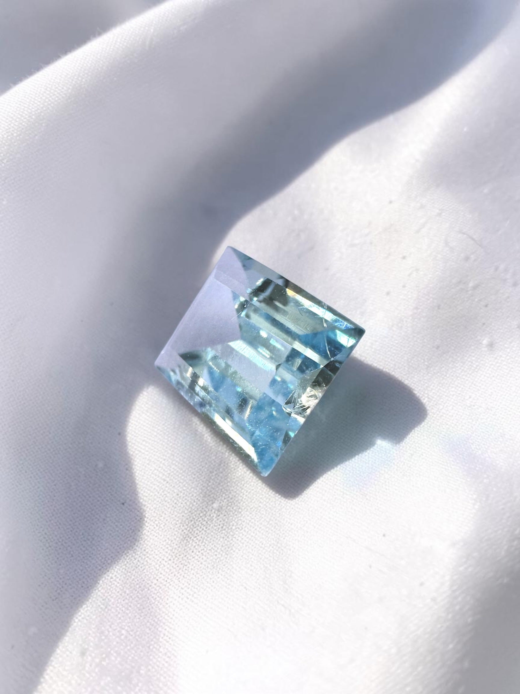 Faceted Aquamarine from India 1,05ct - BAK10