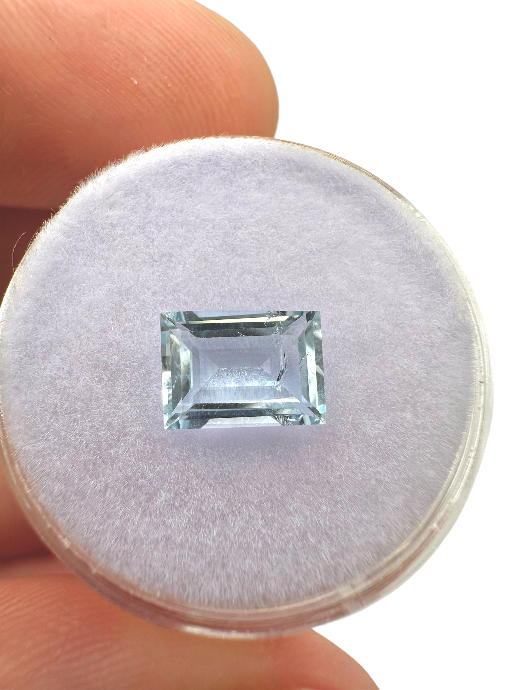 Faceted Aquamarine from India 1,05ct - BAK10