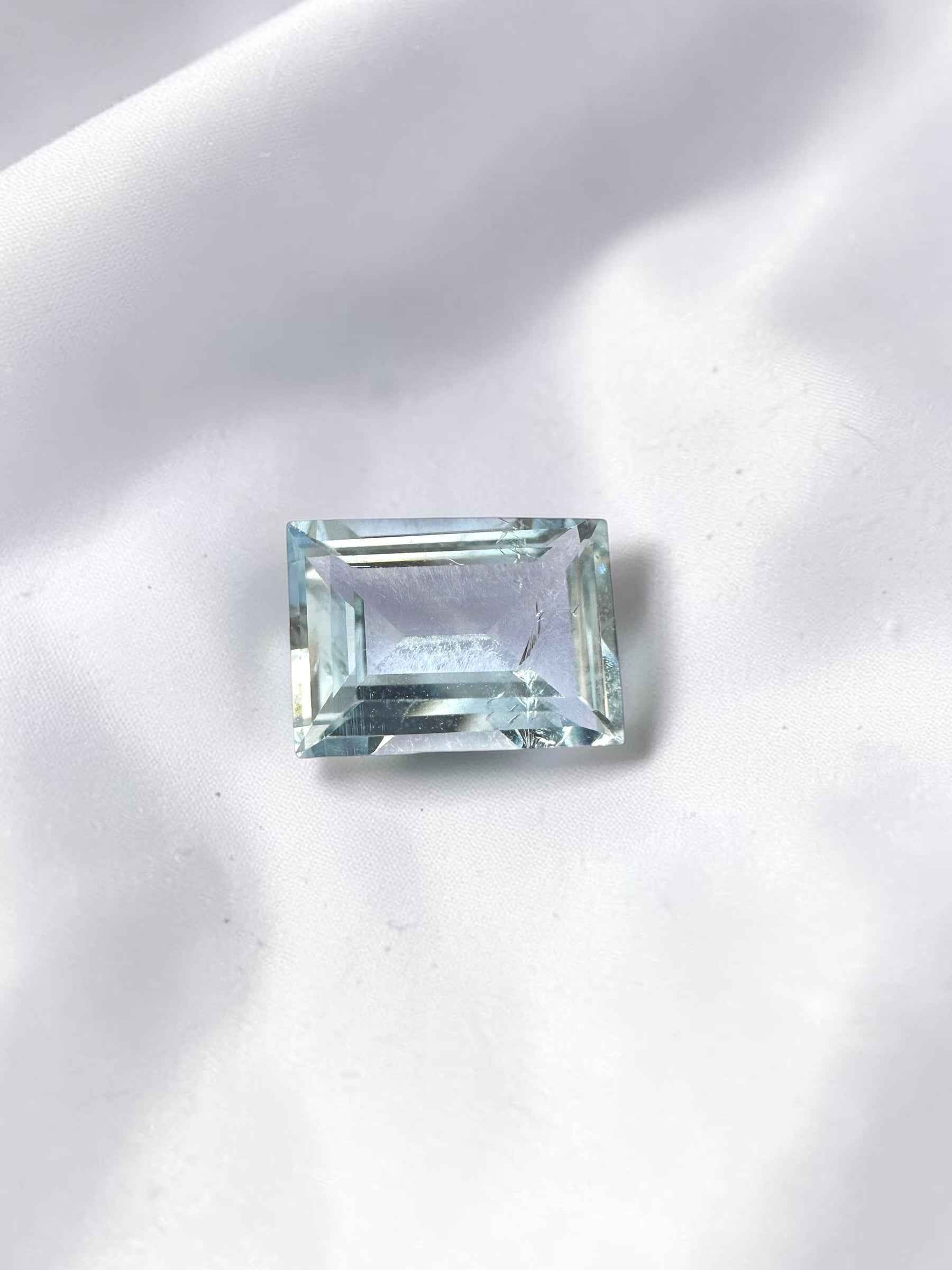 Acquamarina sfaccettata proveniente dall'India, 1,05 ct - BAK10