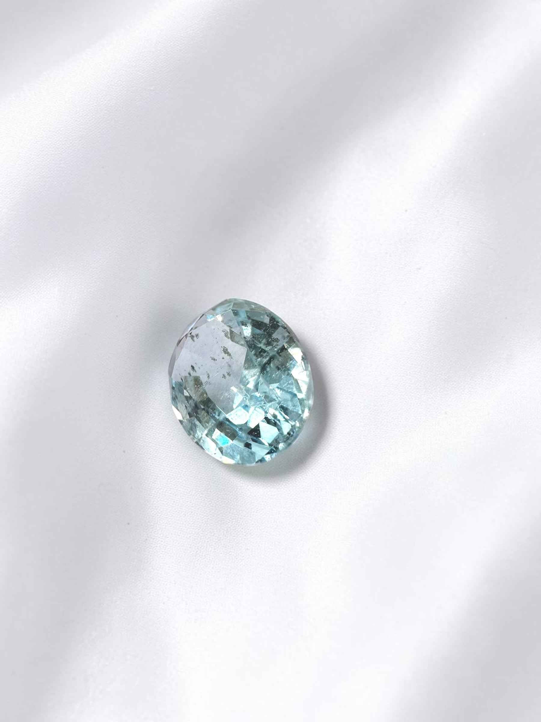 Acquamarina sfaccettata proveniente dall'India, 1,55 ct - BAK11
