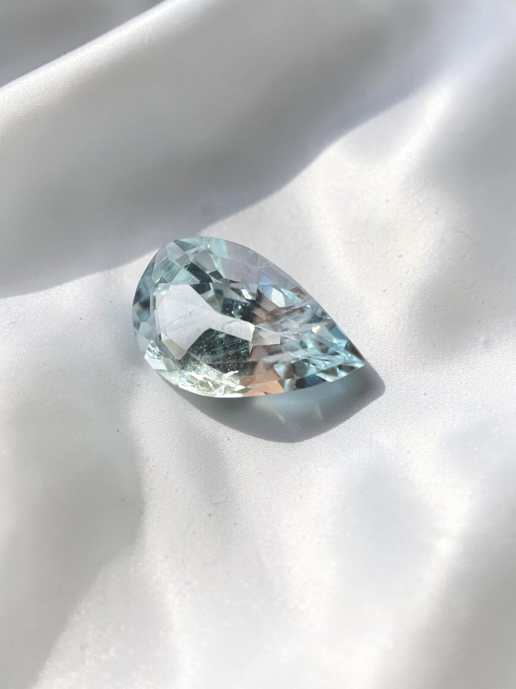 Faceted Aquamarine from India 1ct - BAK14