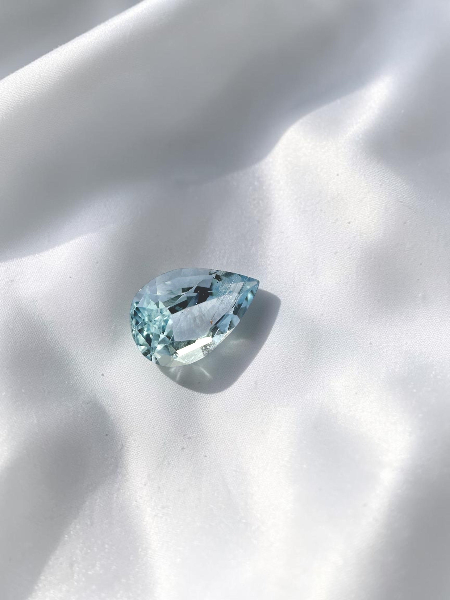Faceted Aquamarine from India 1ct - BAK14