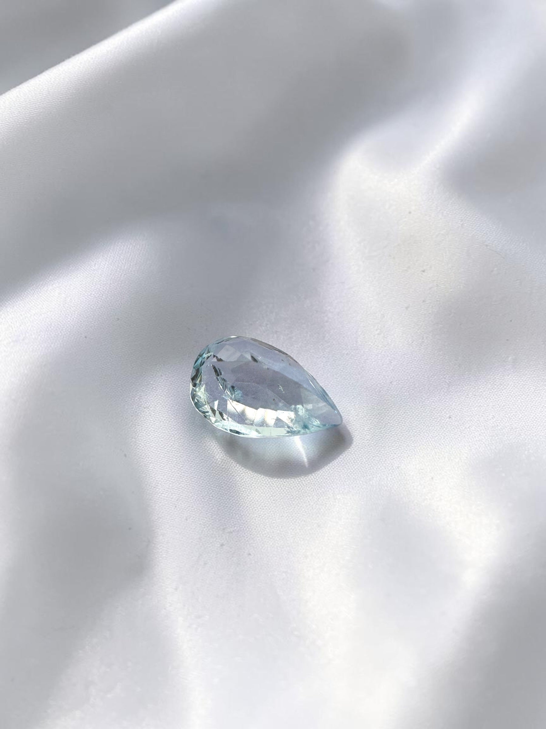 Faceted Aquamarine from India 1ct - BAK14