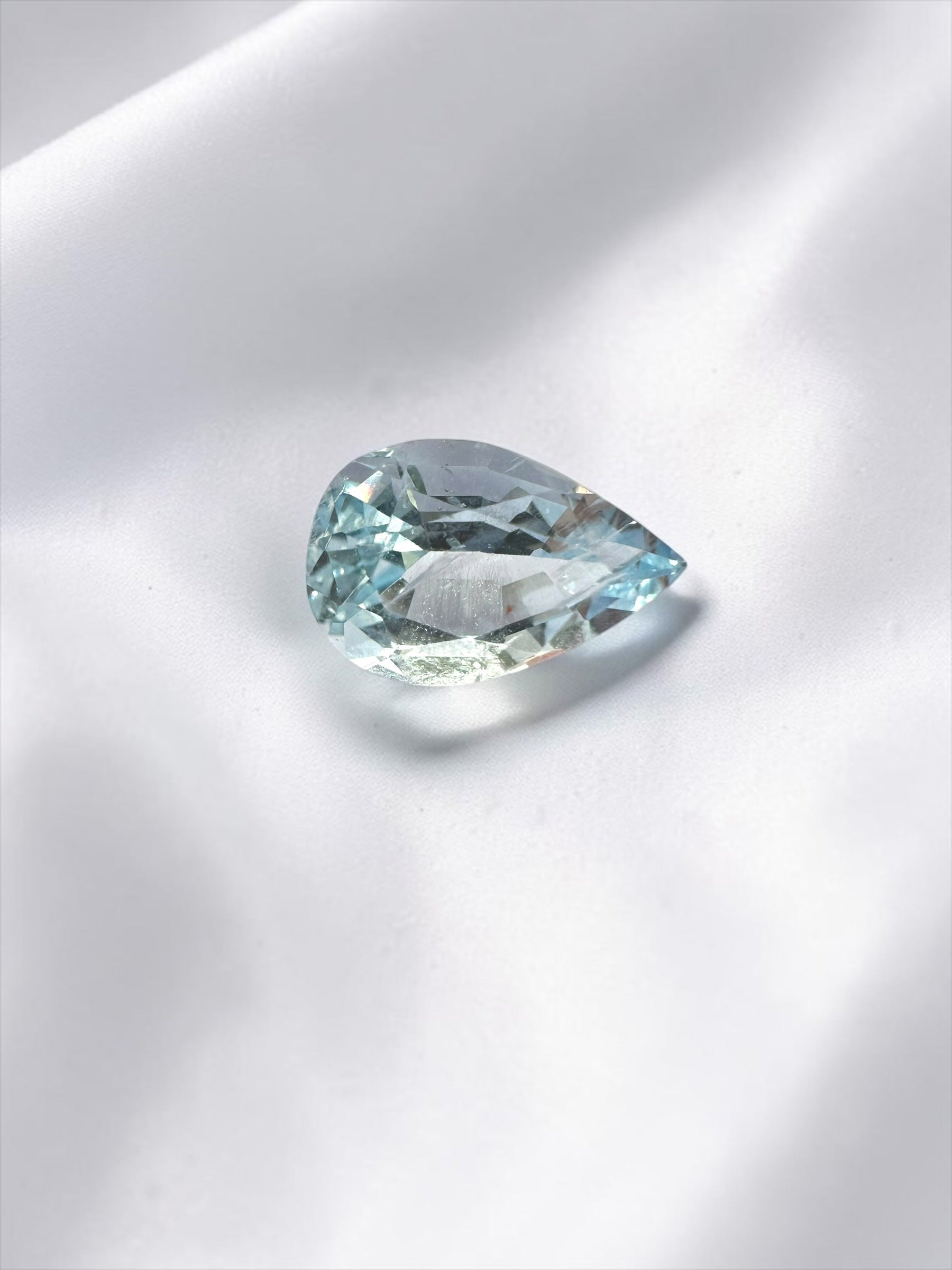 Faceted Aquamarine from India 1ct