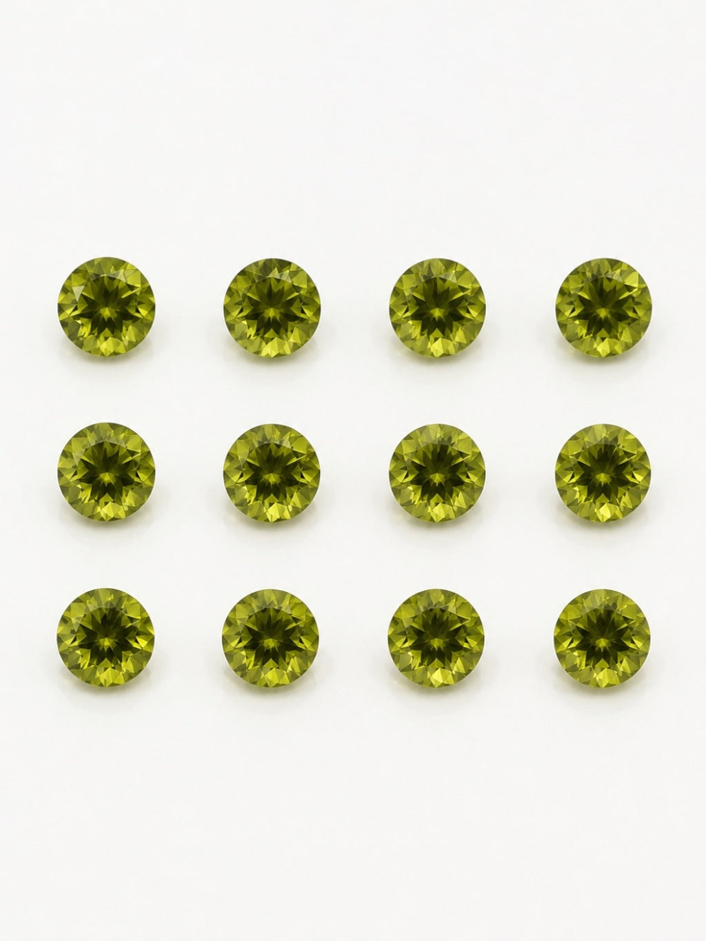 Faceted Green Garnet 4mm – Mali – random piece