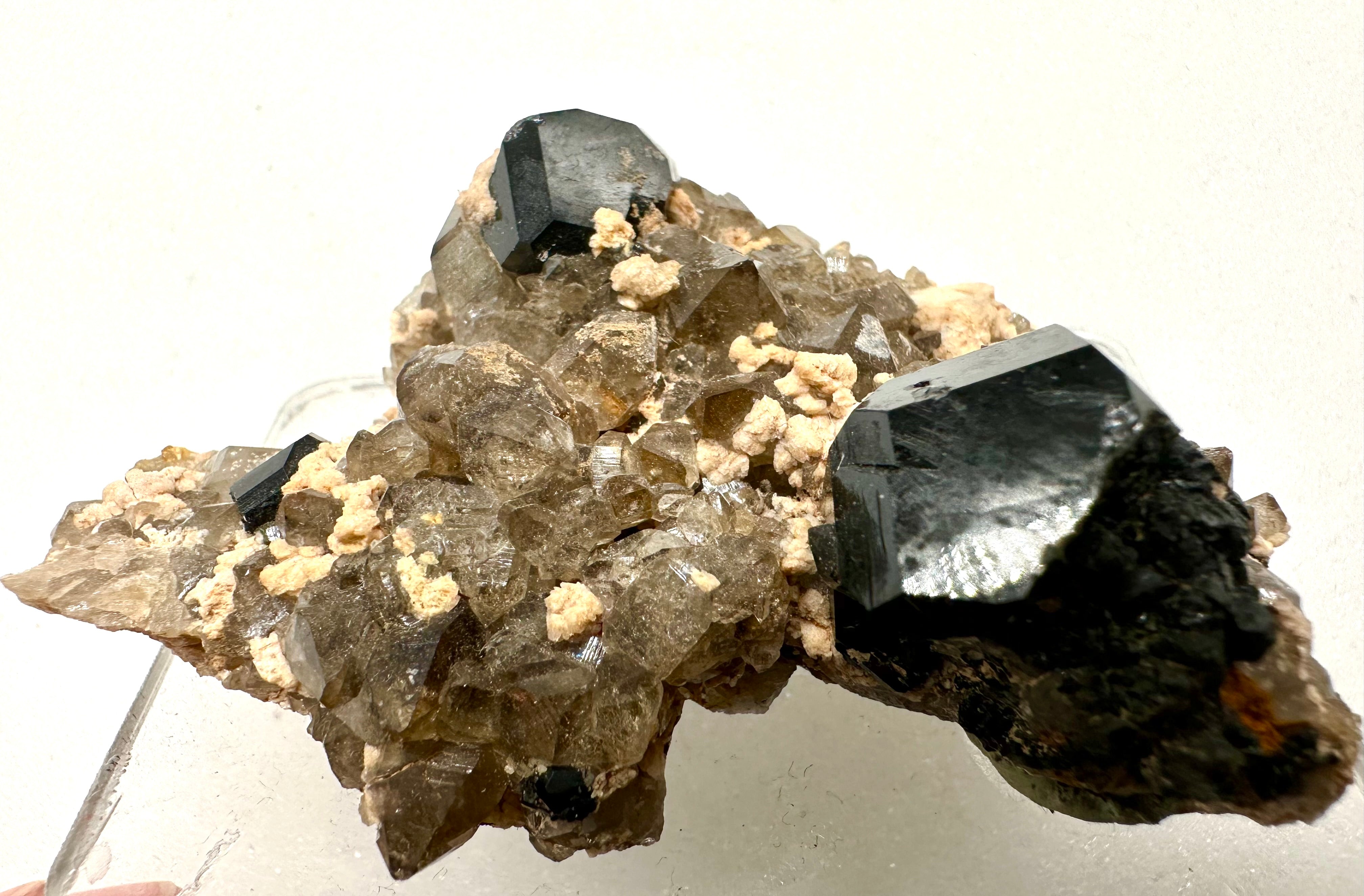 Smoky quartz - Schorl - Erongo, Namibia - Z002
