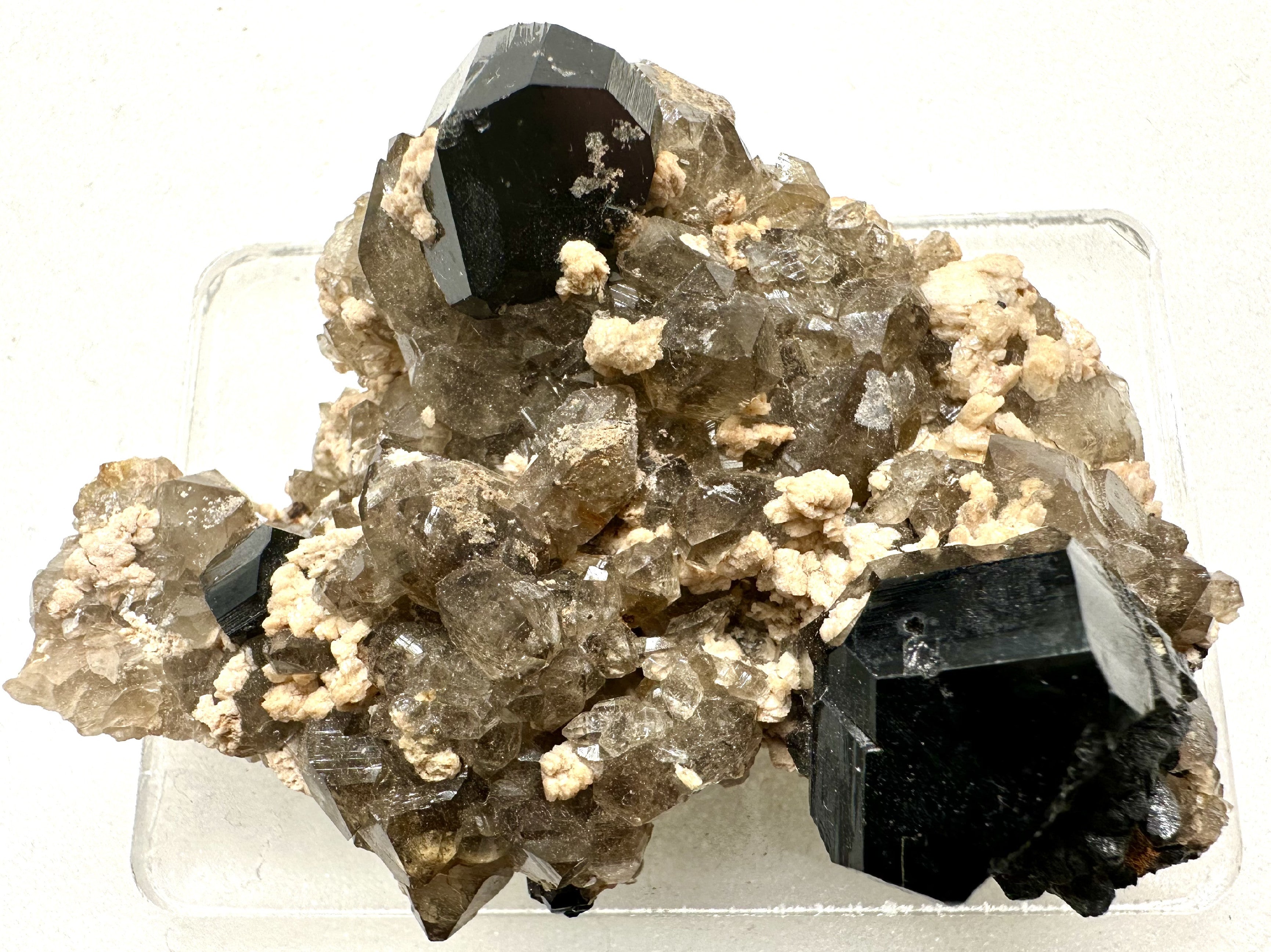 Smoky quartz - Schorl - Erongo, Namibia - Z002
