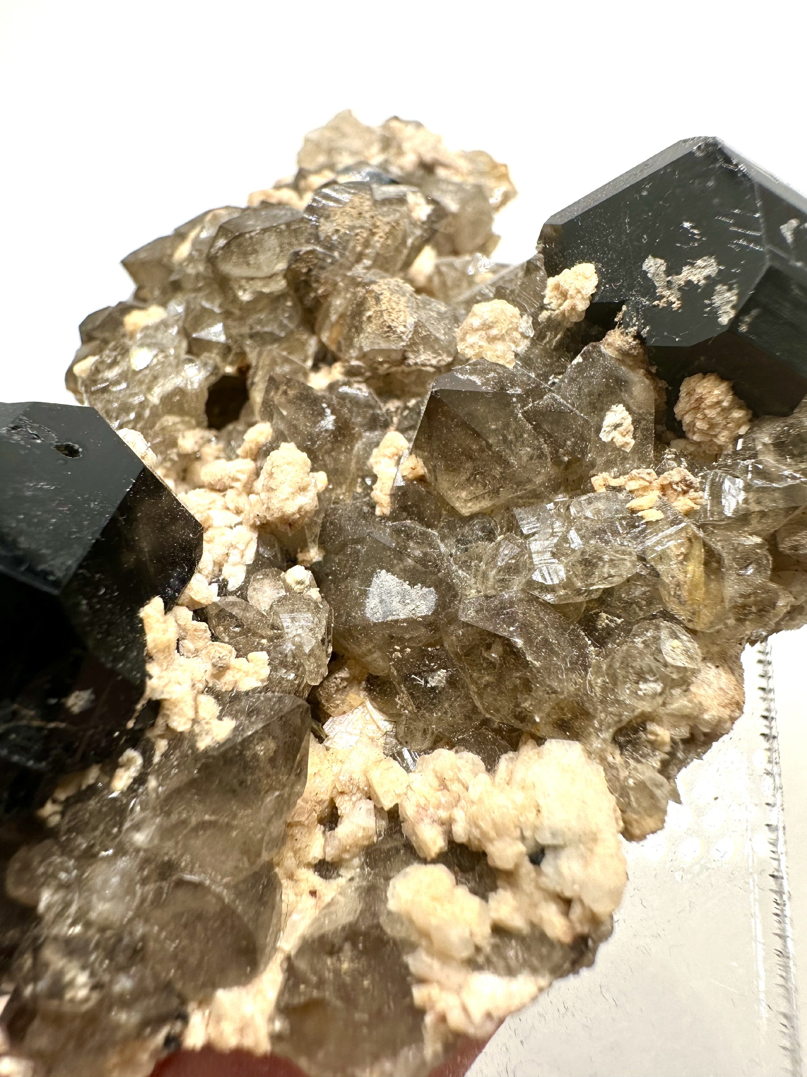 Smoky quartz - Schorl - Erongo, Namibia - Z002