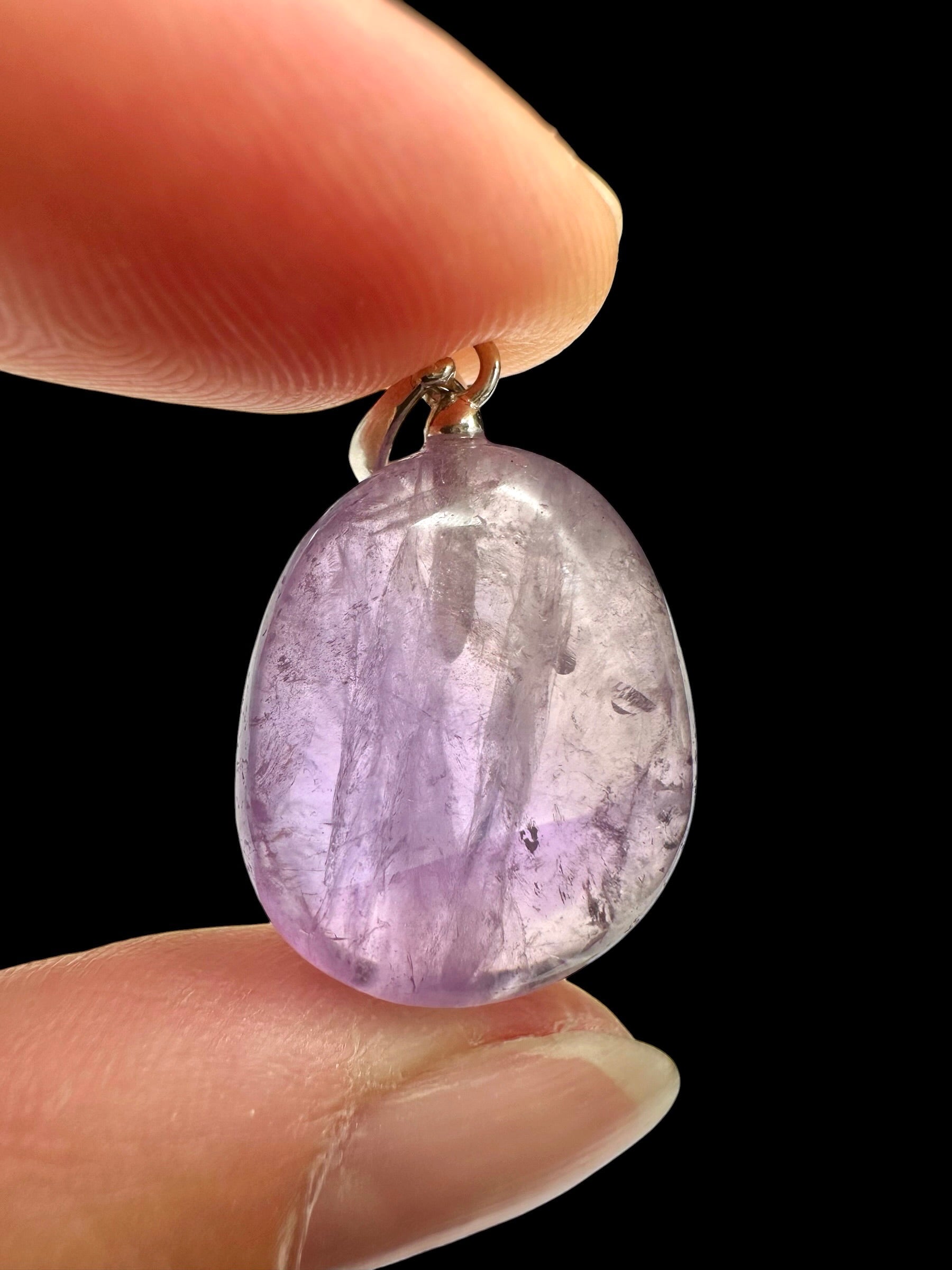 Silver pendant made of amethyst - SP/AM021