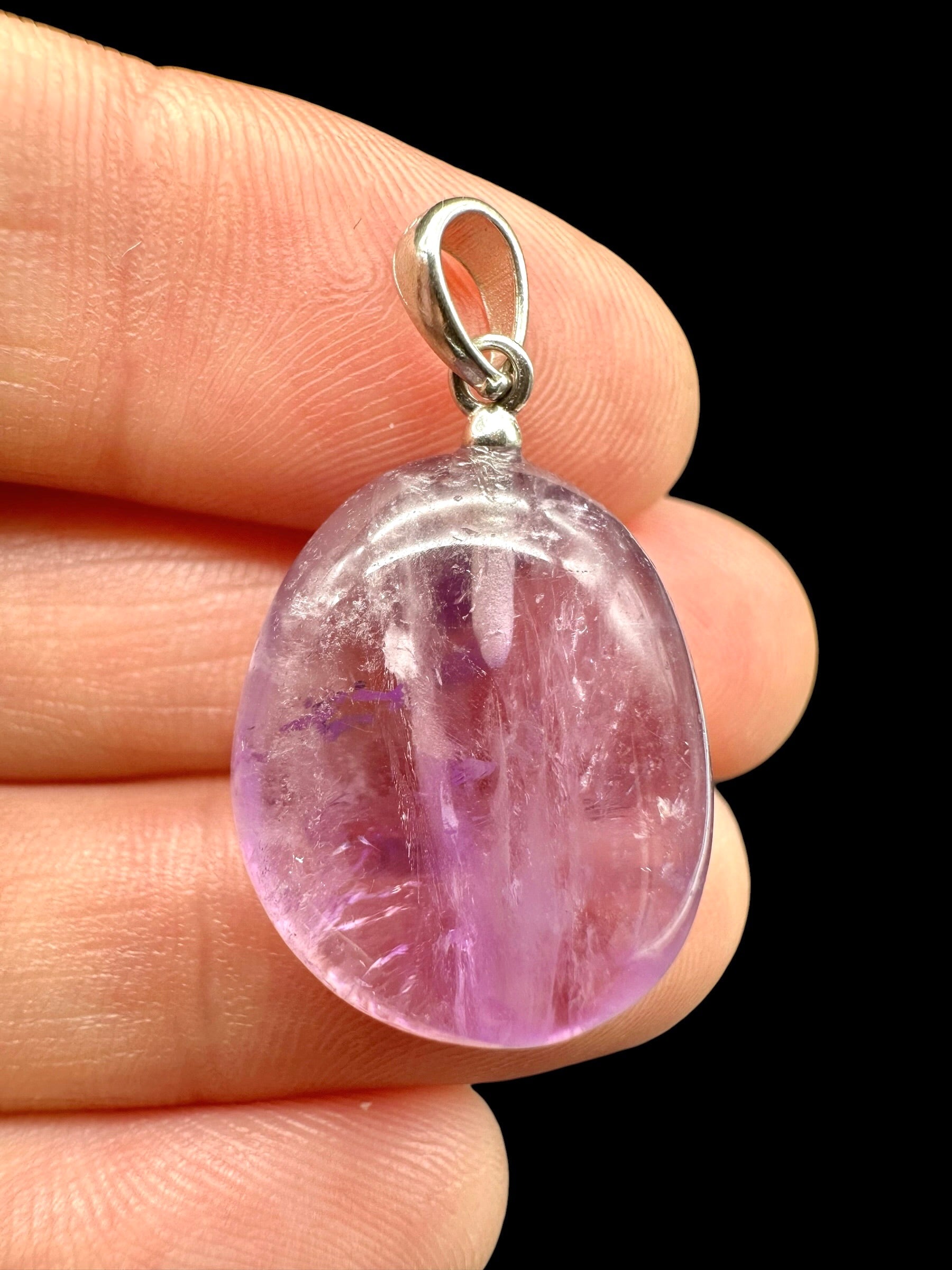 Silver pendant made of amethyst - SP/AM021