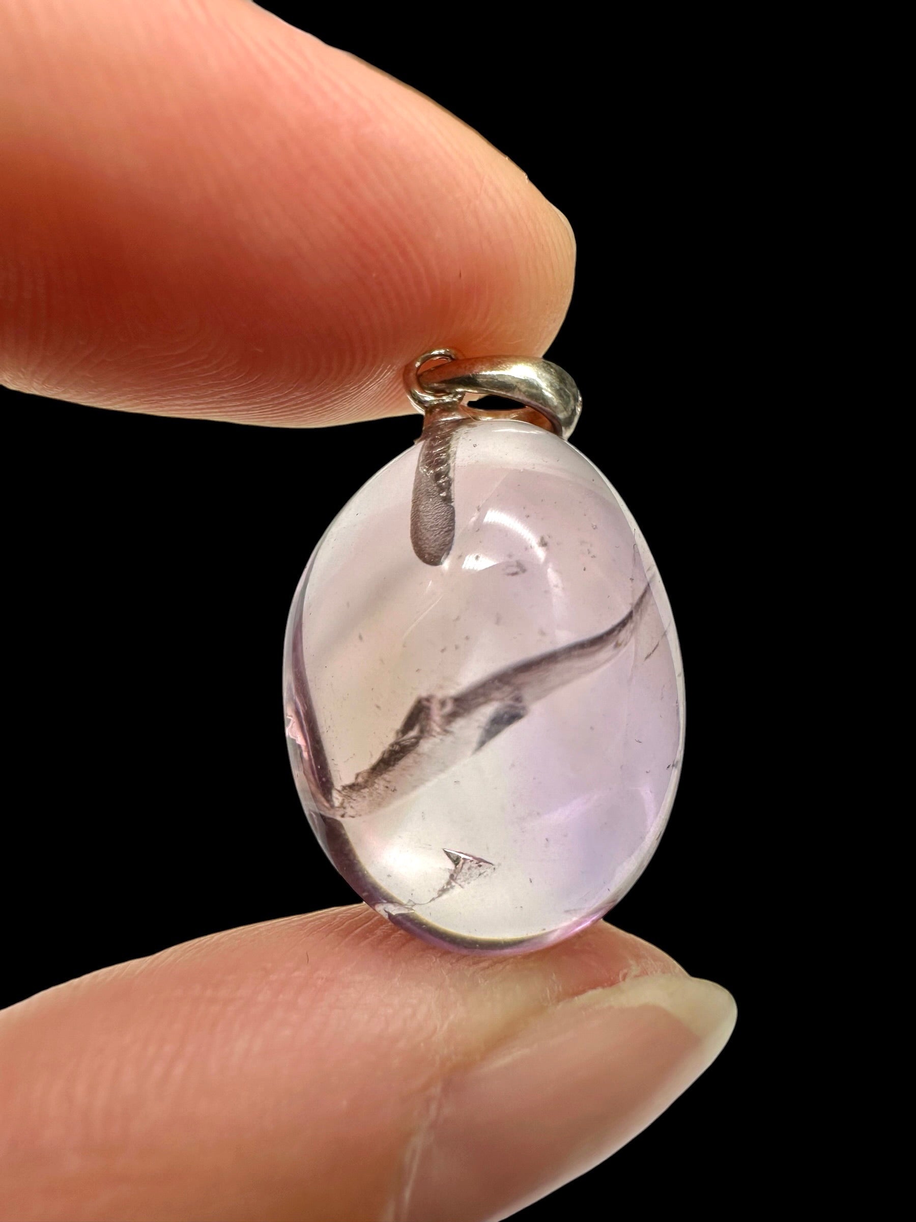 Silver pendant made of amethyst - SP/AM022