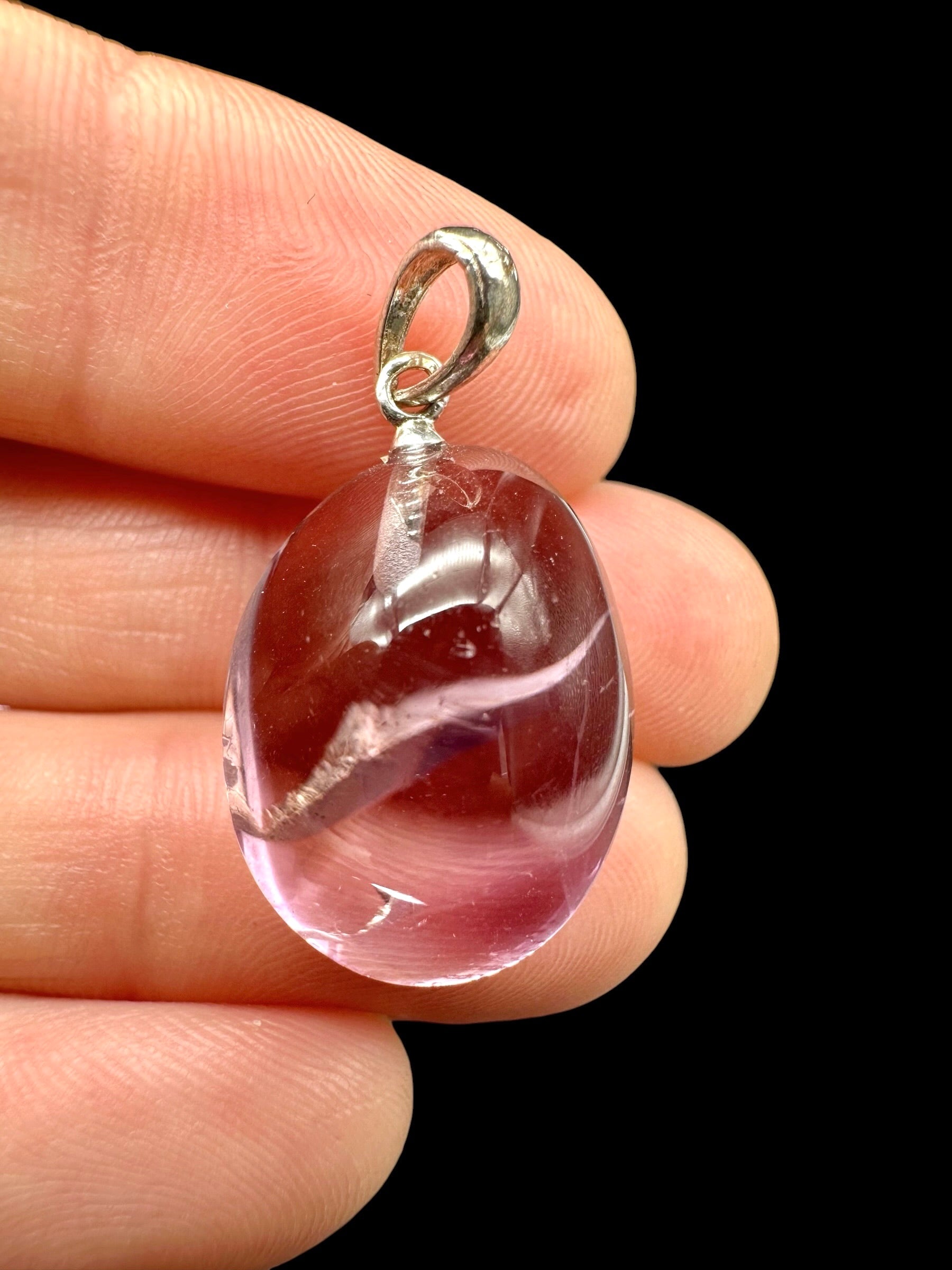 Silver pendant made of amethyst - SP/AM022