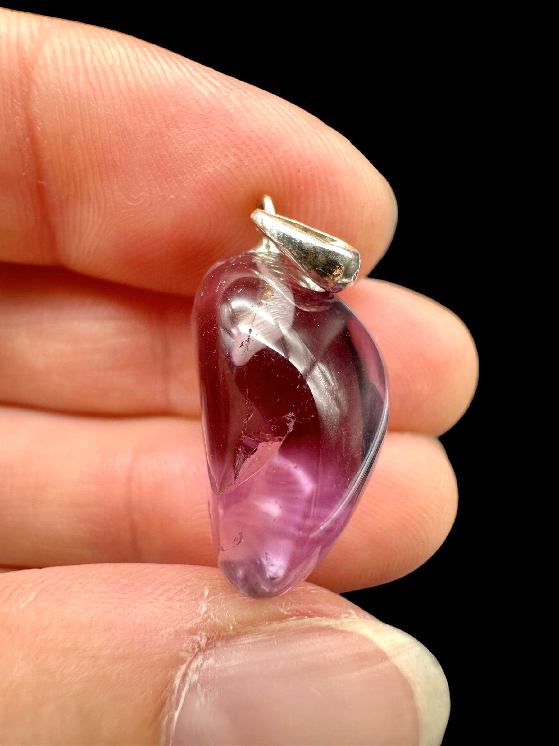Silver pendant made of amethyst - SP/AM022