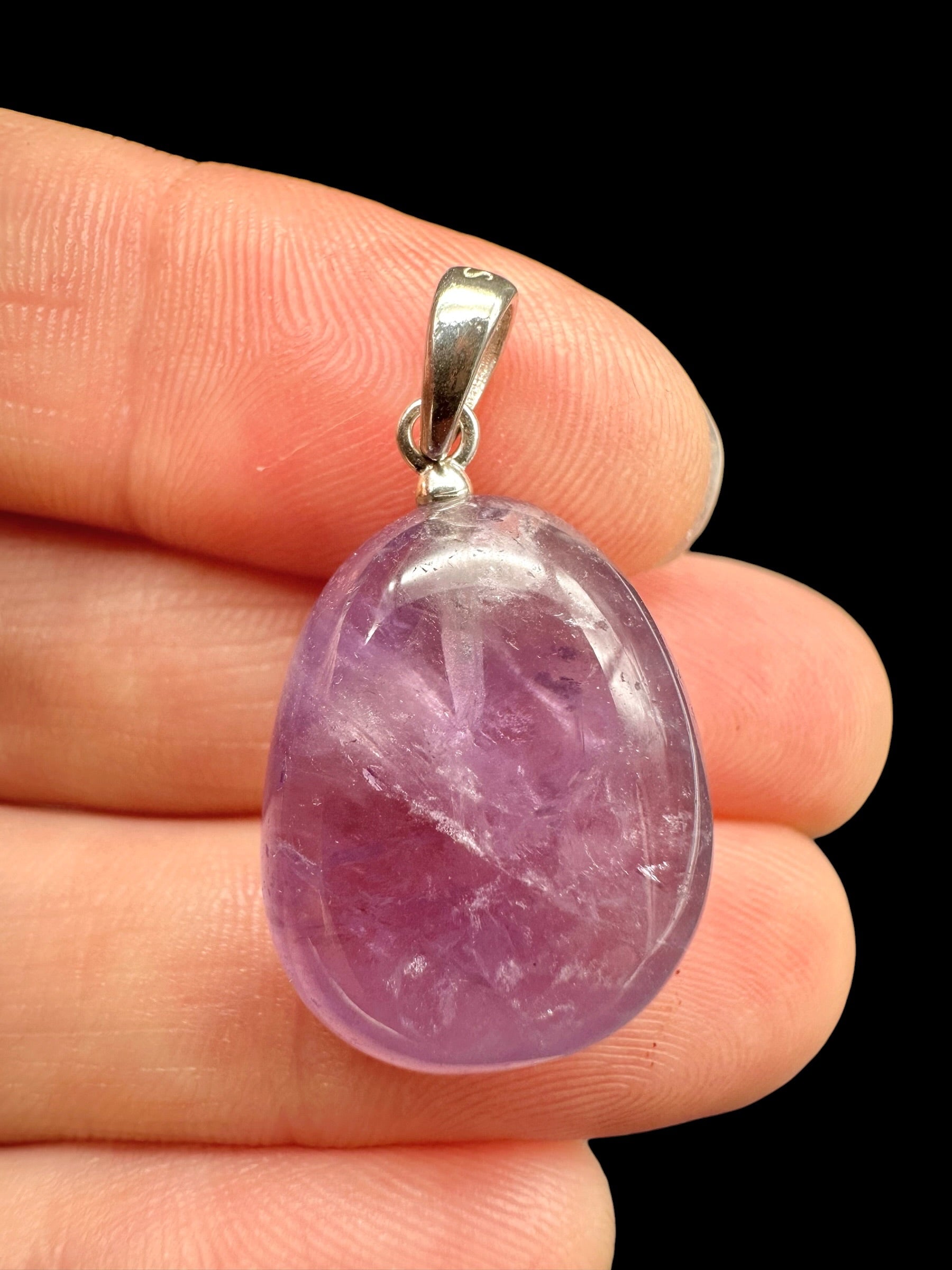 Silver pendant made of amethyst - SP/AM023