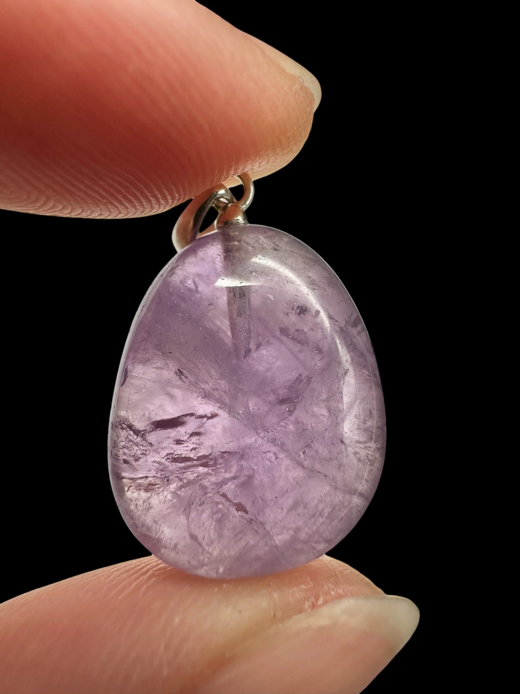 Silver pendant made of amethyst - SP/AM023