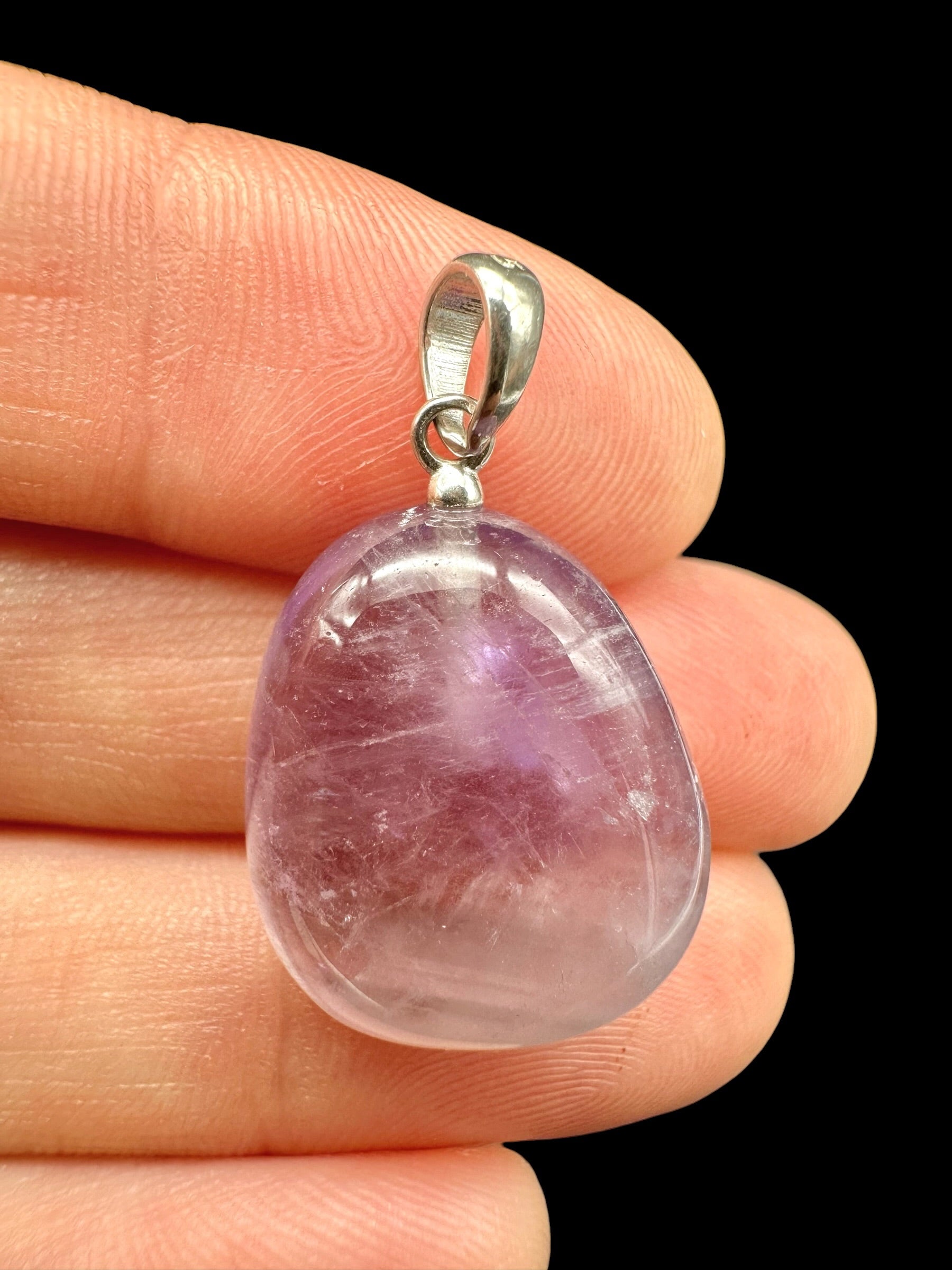 Silver pendant made of amethyst - SP/AM024