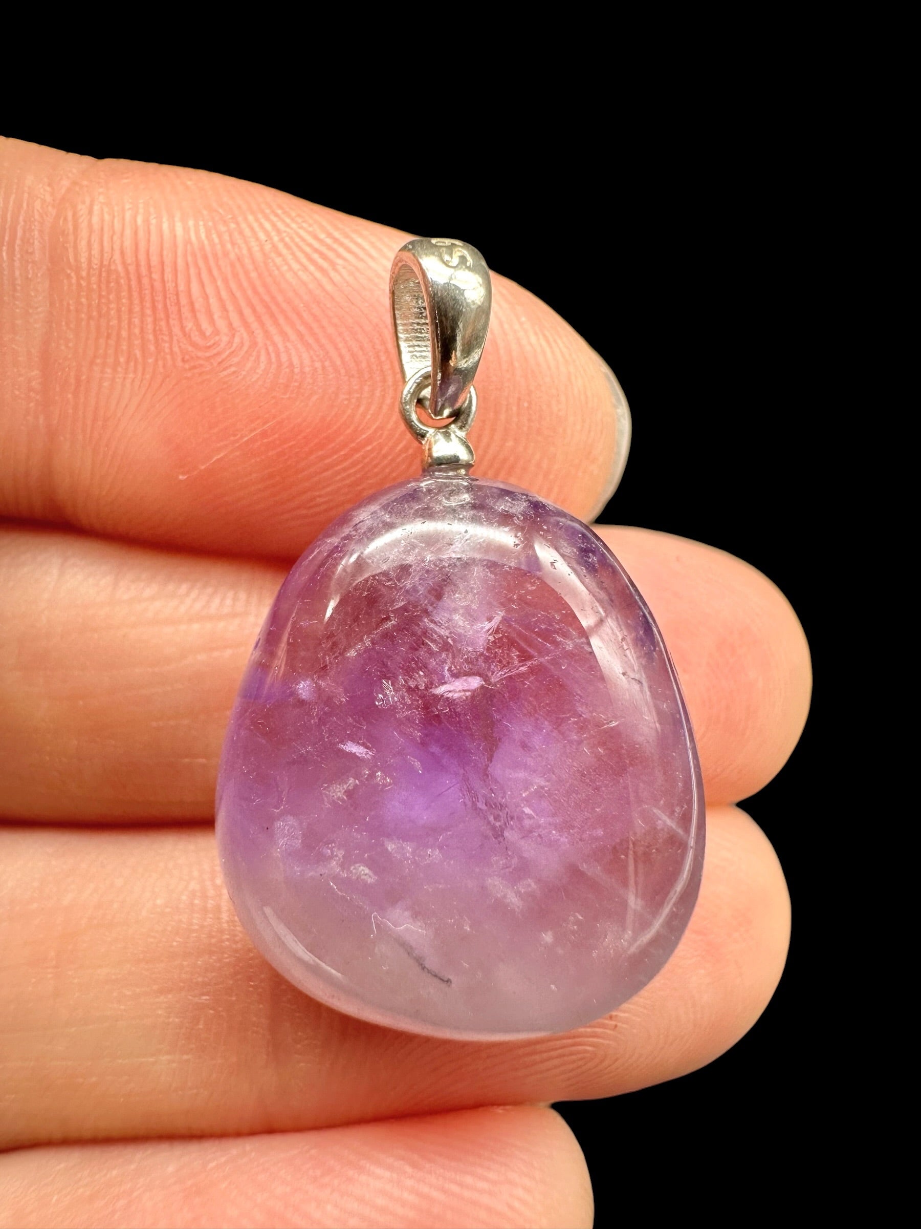 Silver pendant made of amethyst - SP/AM026