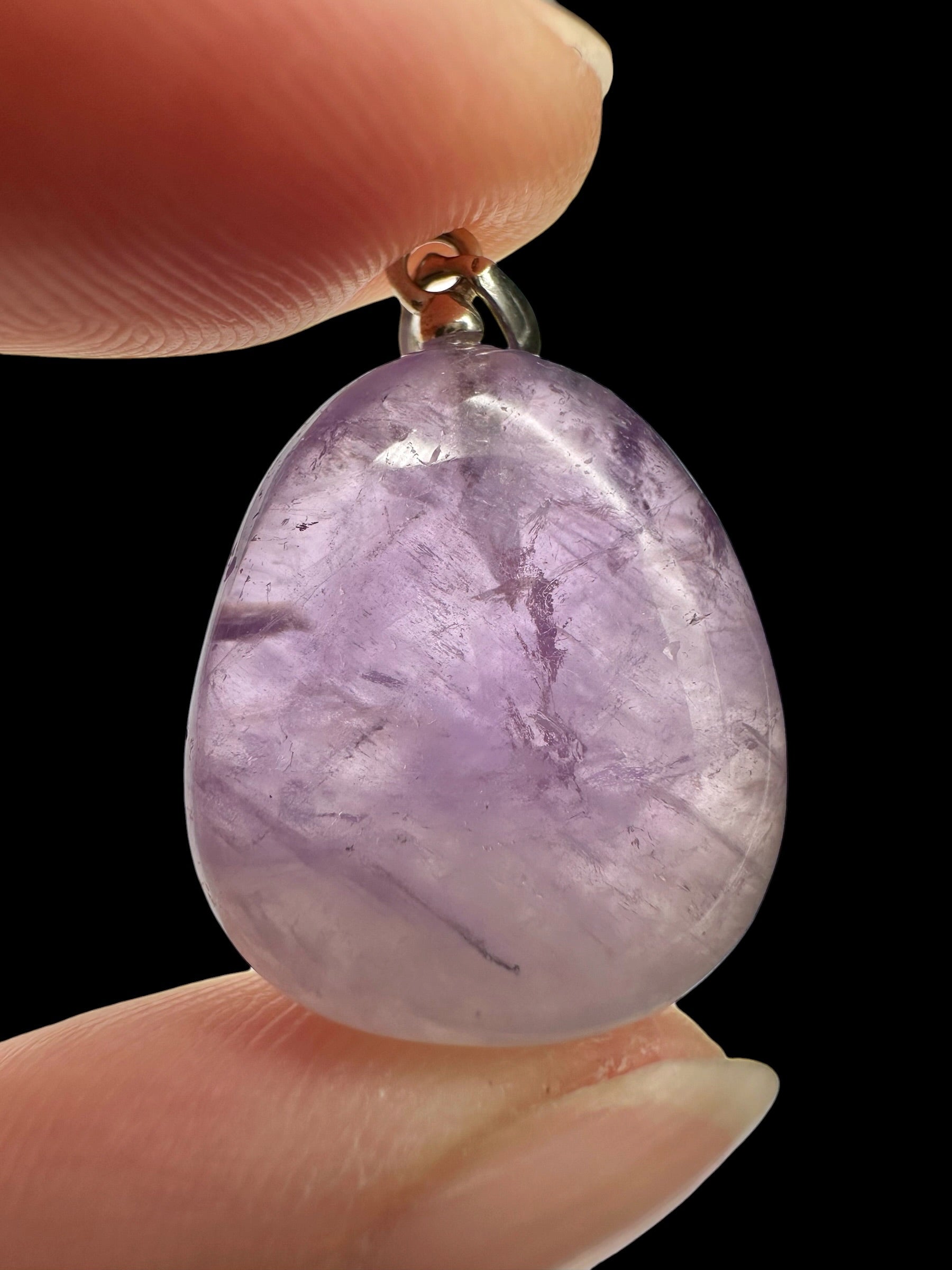 Silver pendant made of amethyst - SP/AM026