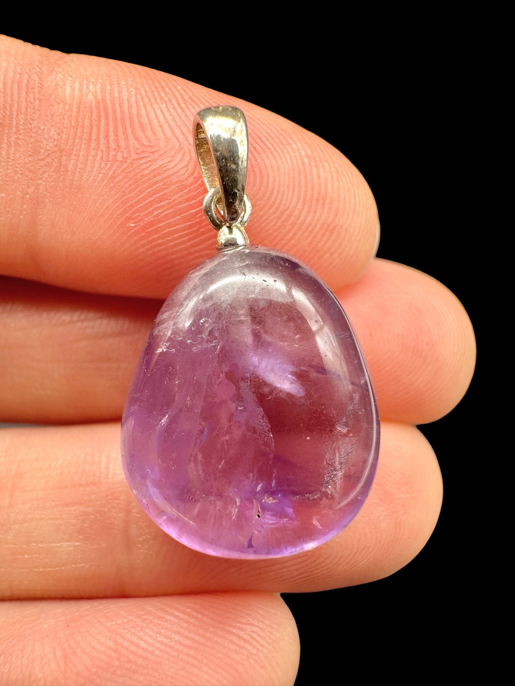 Silver pendant made of amethyst - SP/AM027