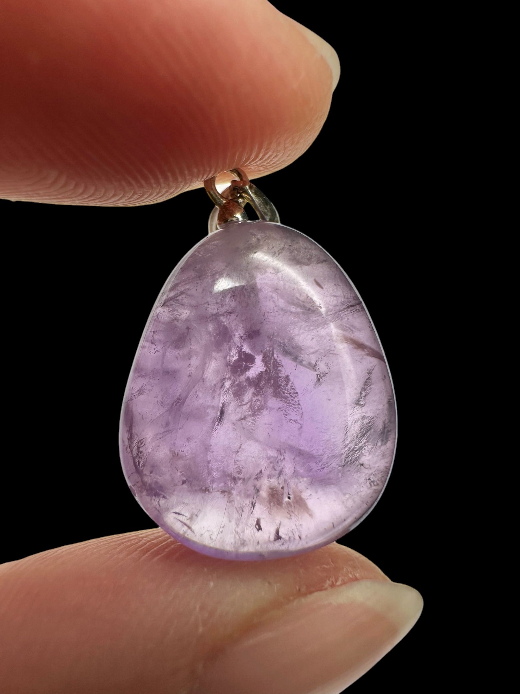 Silver pendant made of amethyst - SP/AM027