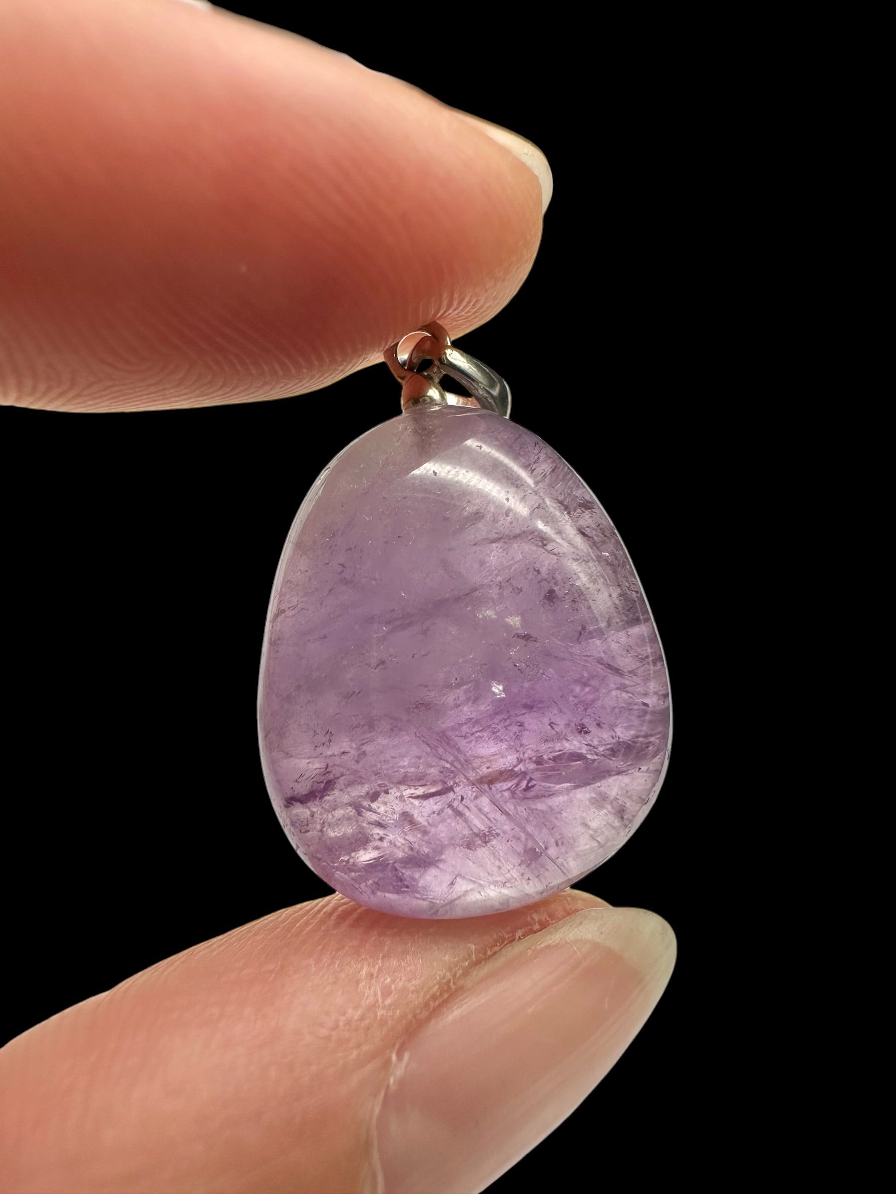 Silver pendant made of amethyst - SP/AM029