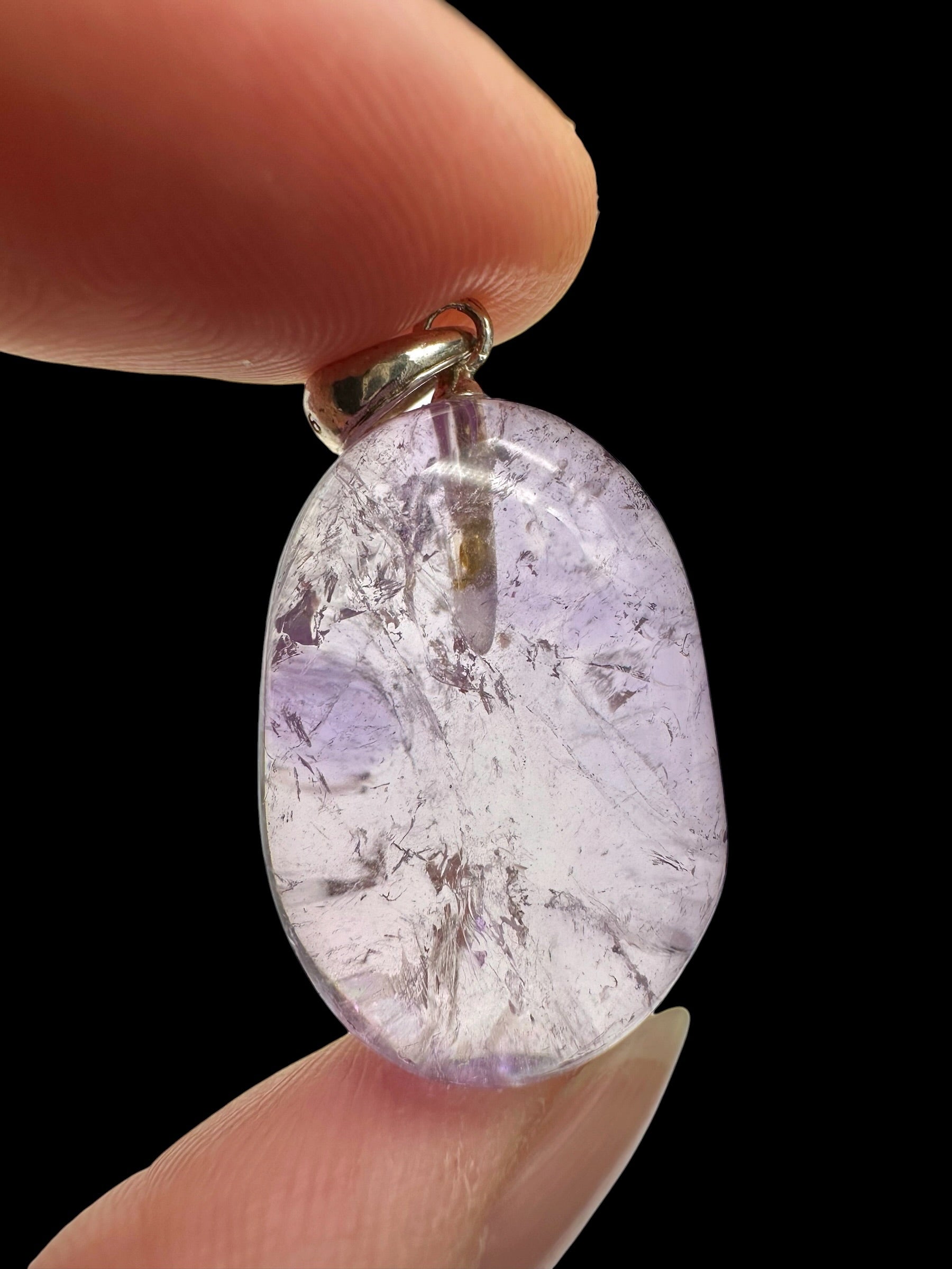 Silver pendant made of amethyst - SP/AM030