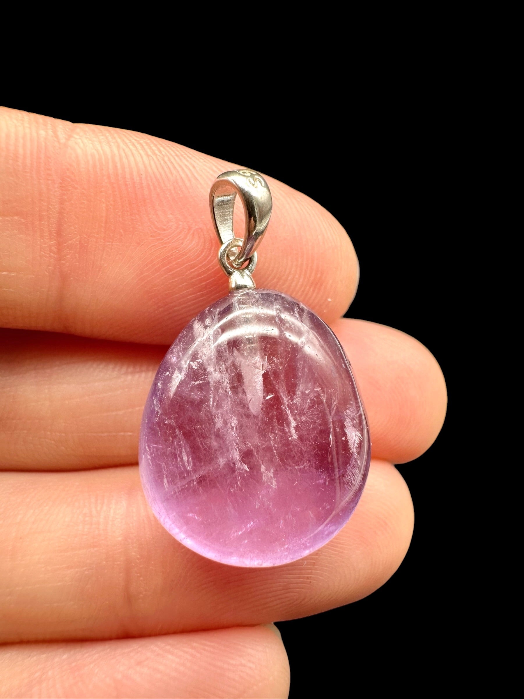 Silver pendant made of amethyst - SP/AM031