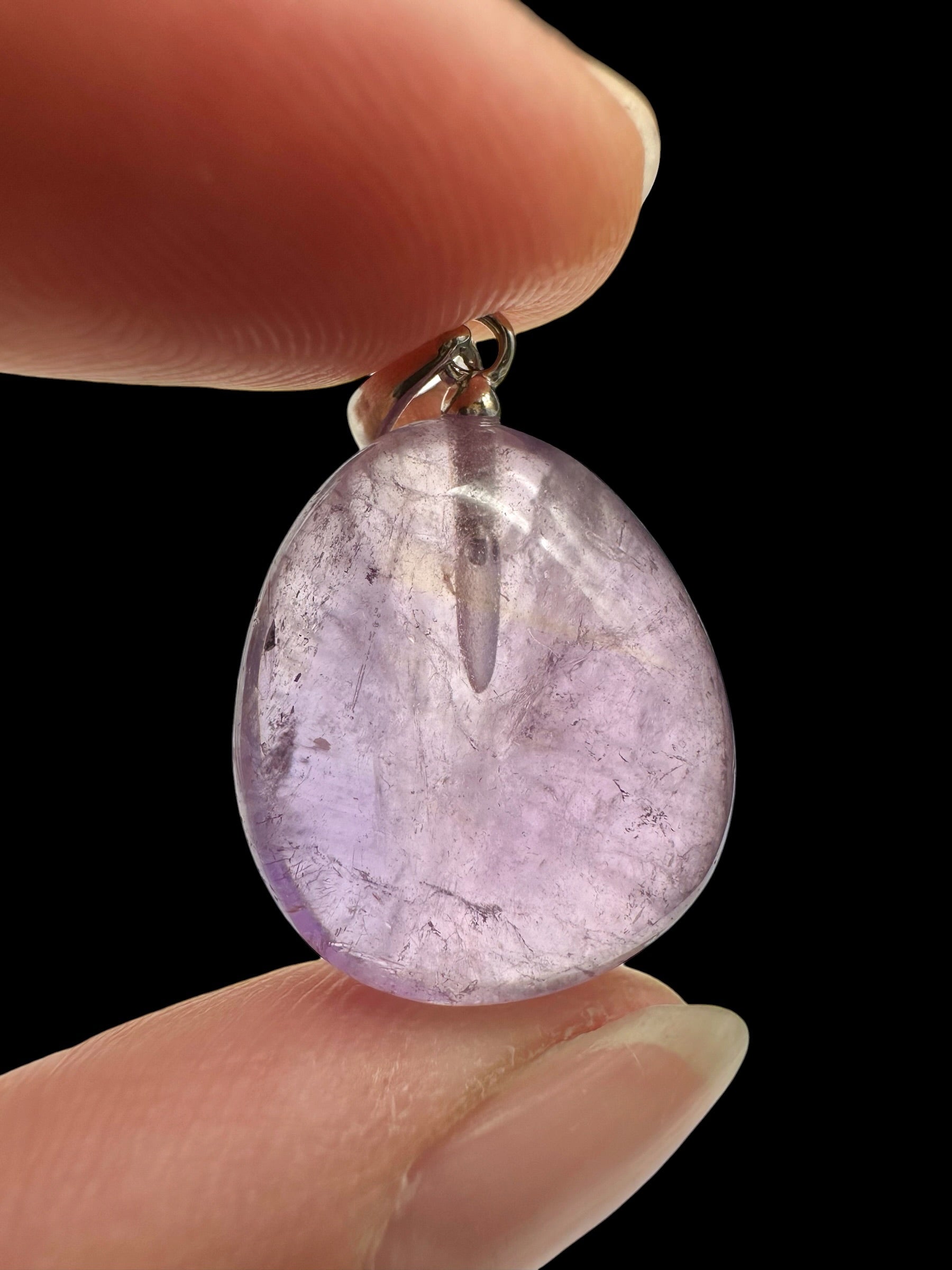 Silver pendant made of amethyst - SP/AM031