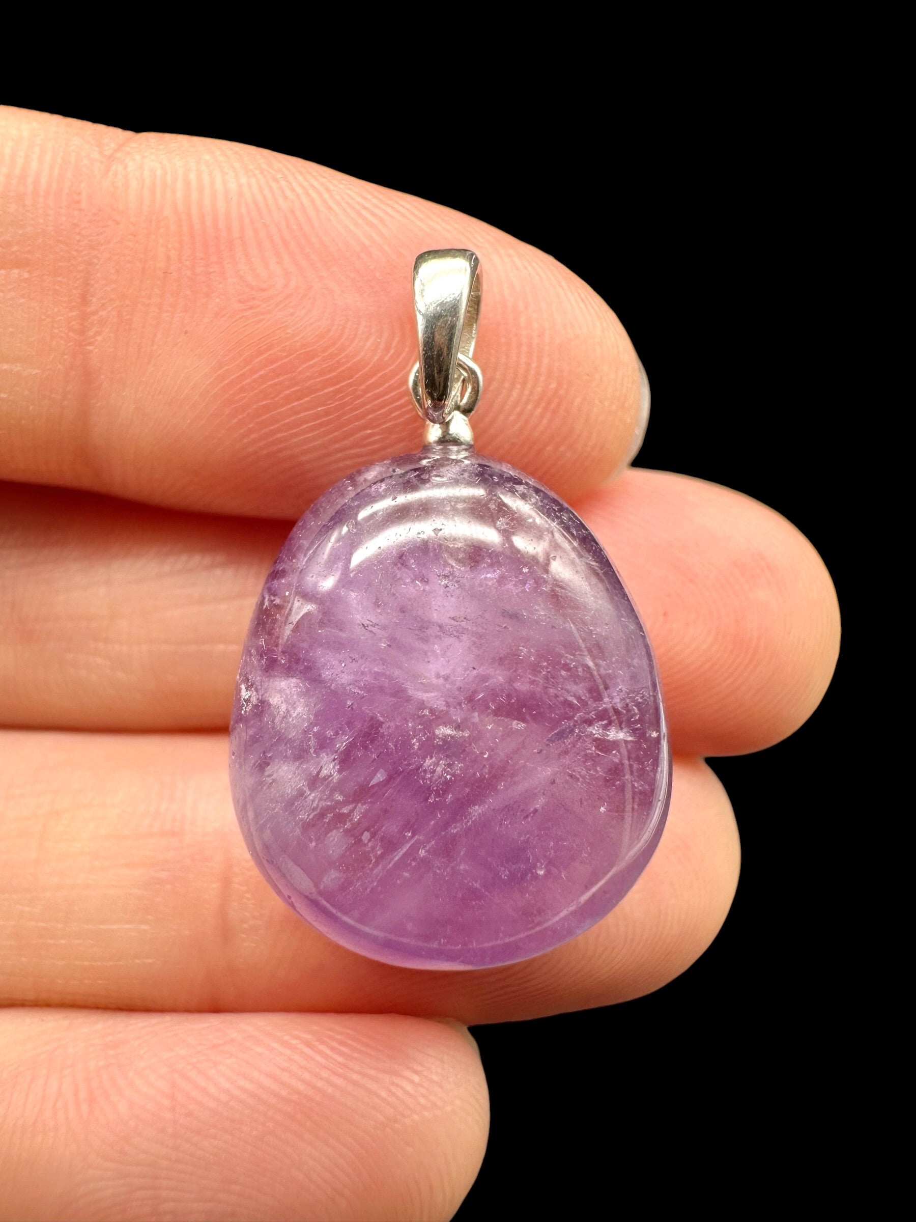 Silver pendant made of amethyst - SP/AM032