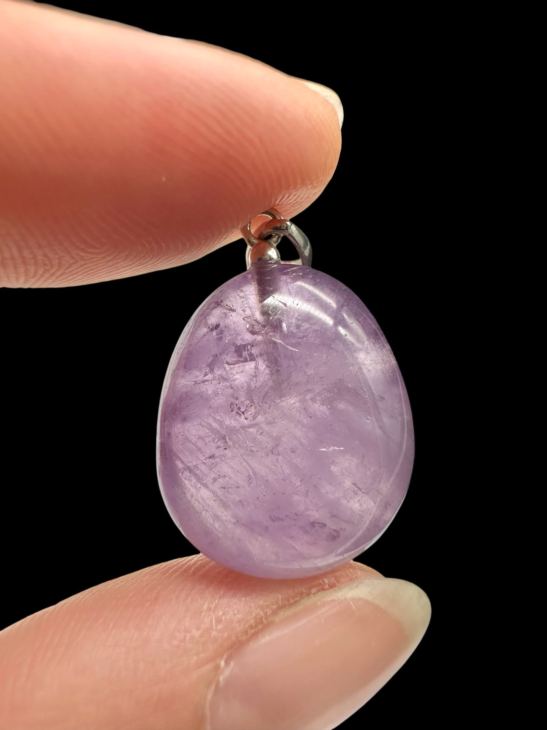 Silver pendant made of amethyst - SP/AM032