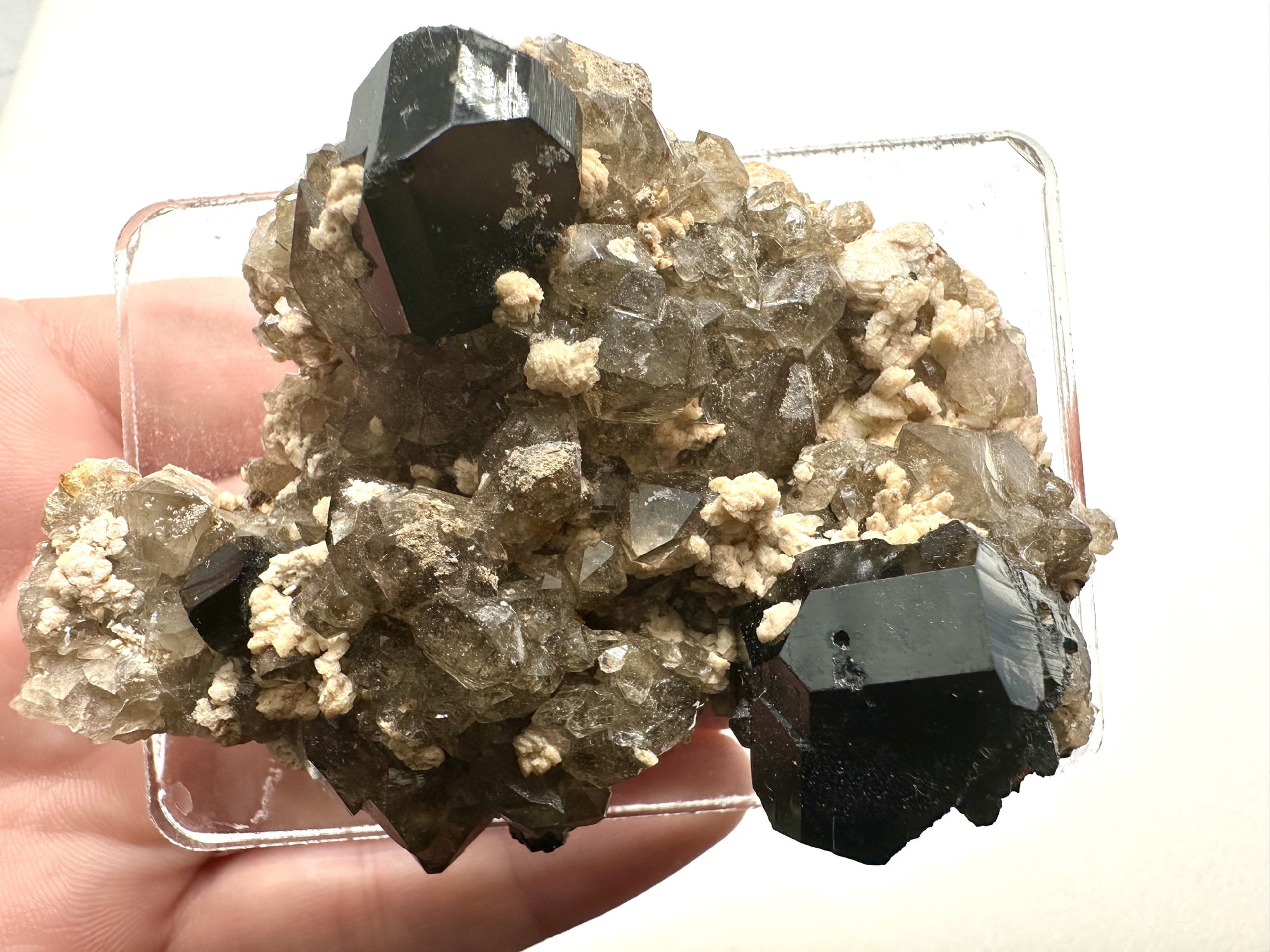 Smoky quartz - Schorl - Erongo, Namibia