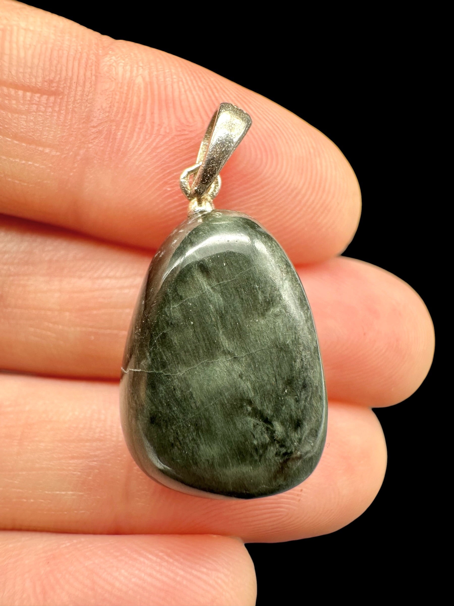 Silver cat's eye pendant - SP/KK07