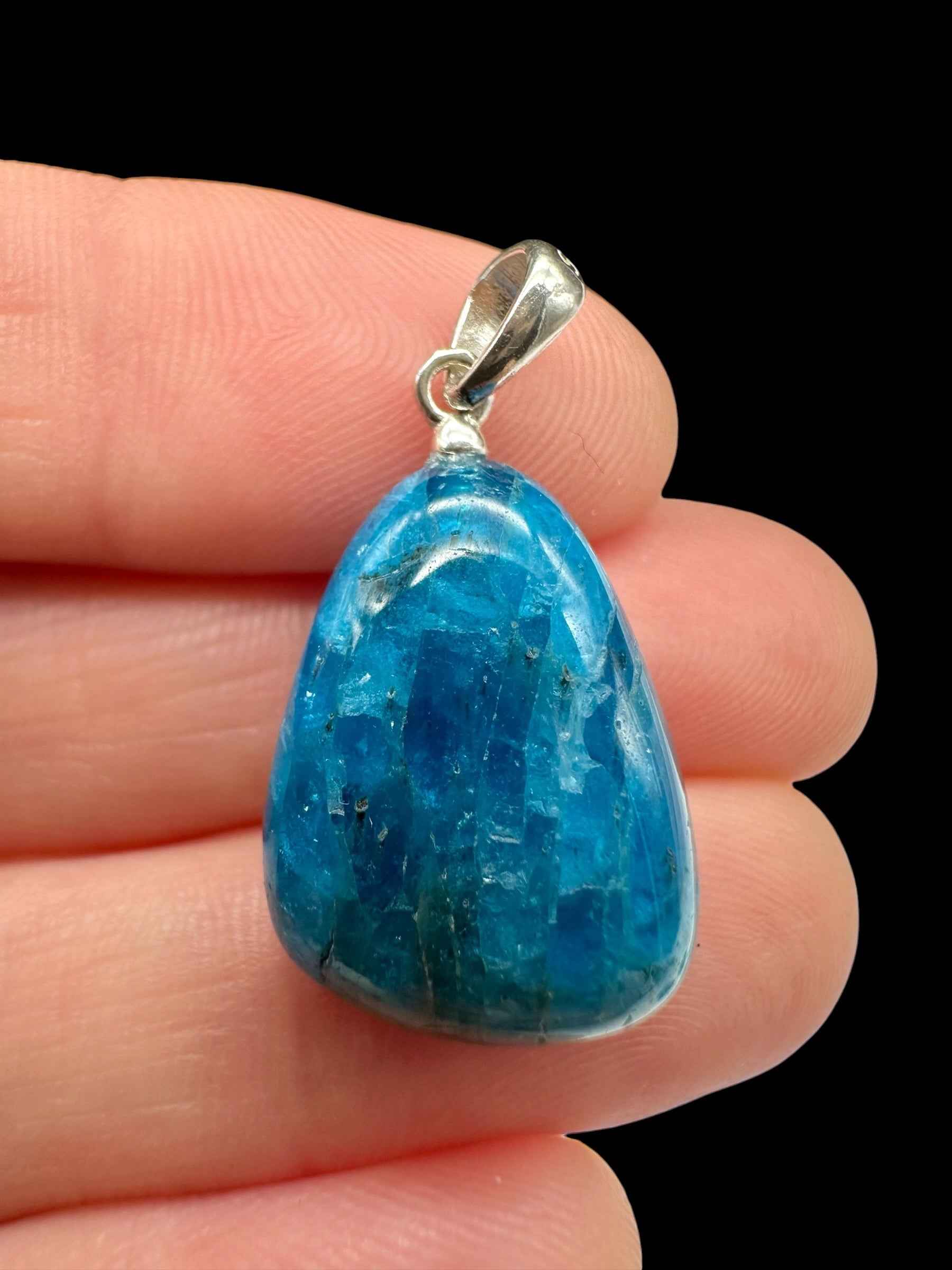 Ciondolo in argento con apatite - SP/AP01