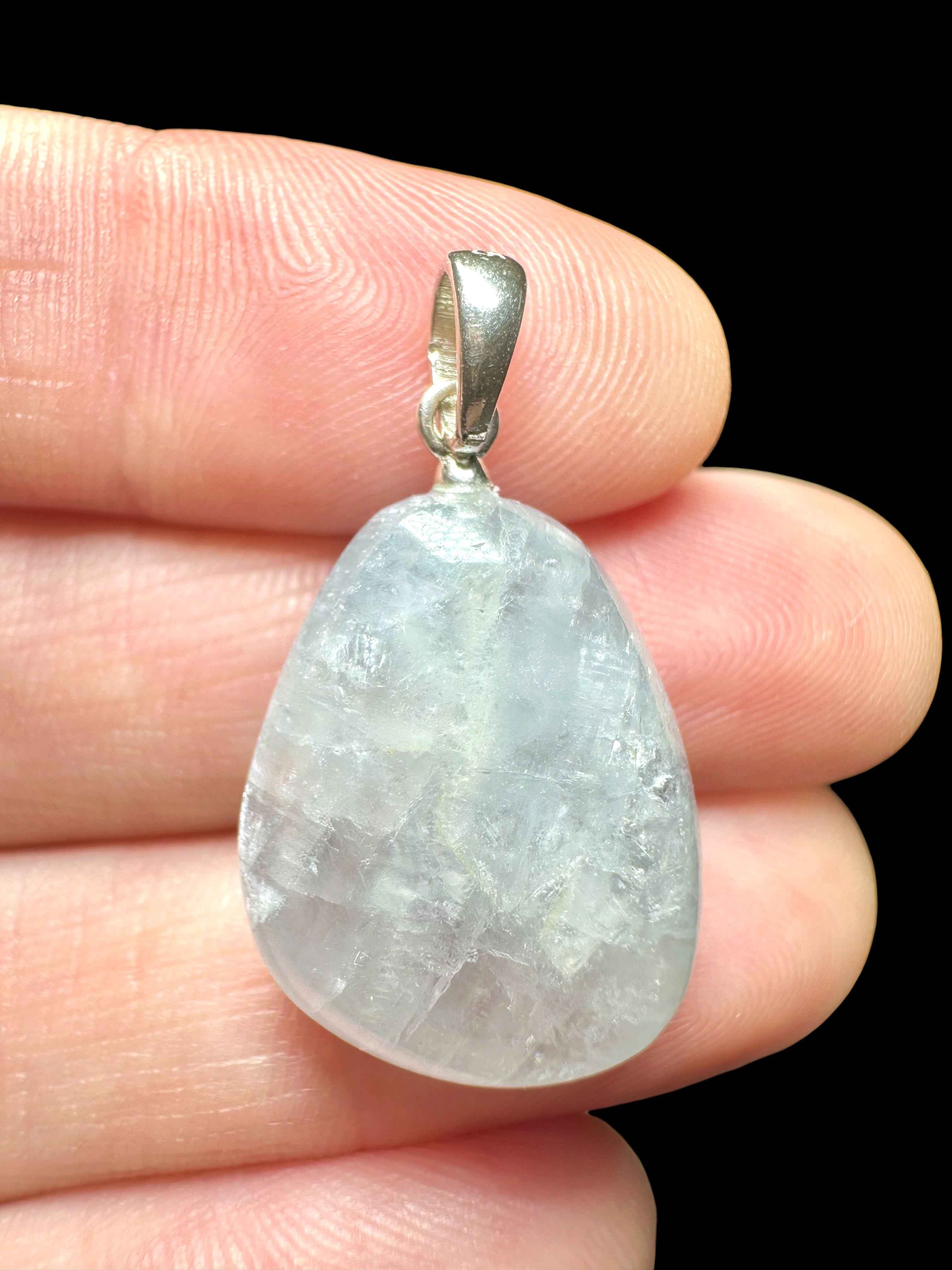 Ciondolo in argento con celestina - SP/CE01