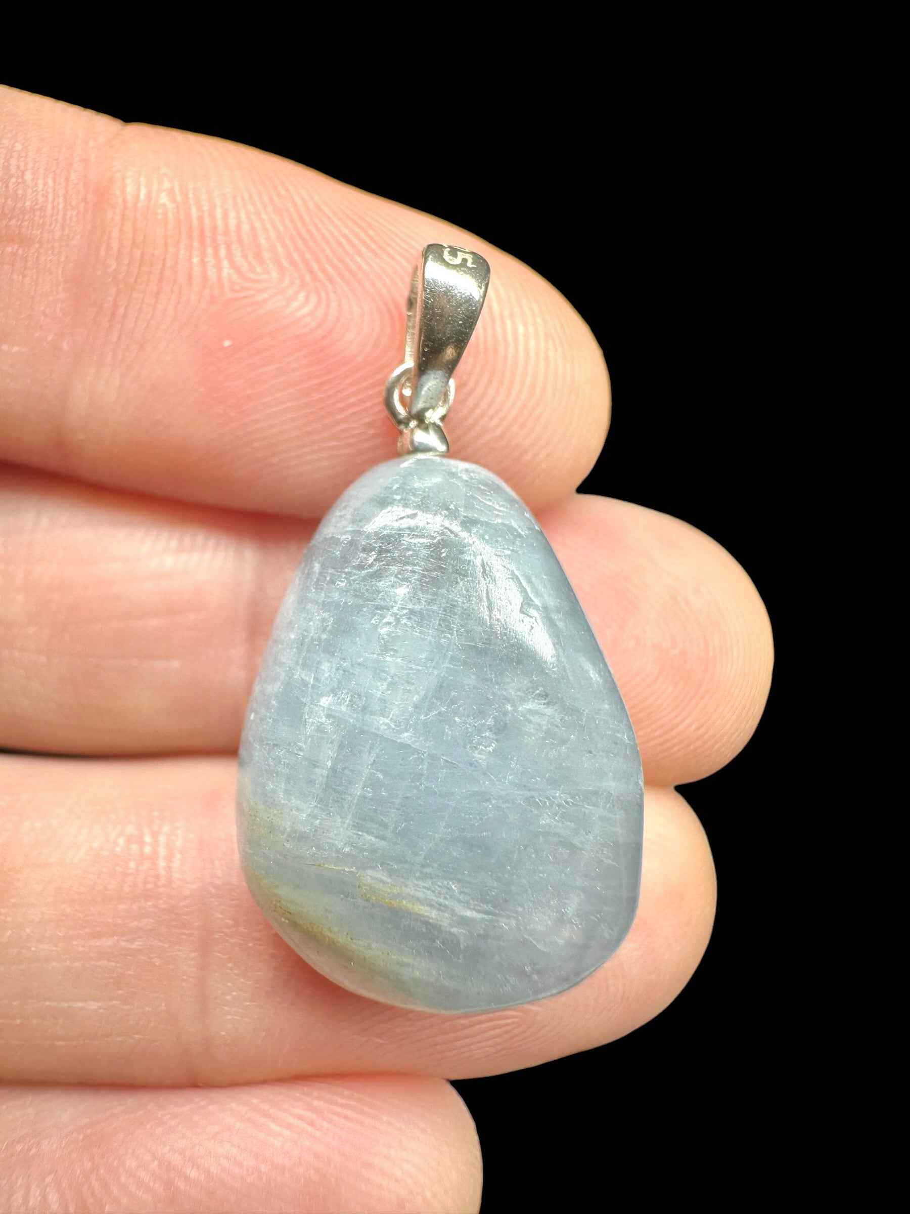 Ciondolo in argento con celestina - SP/CE03