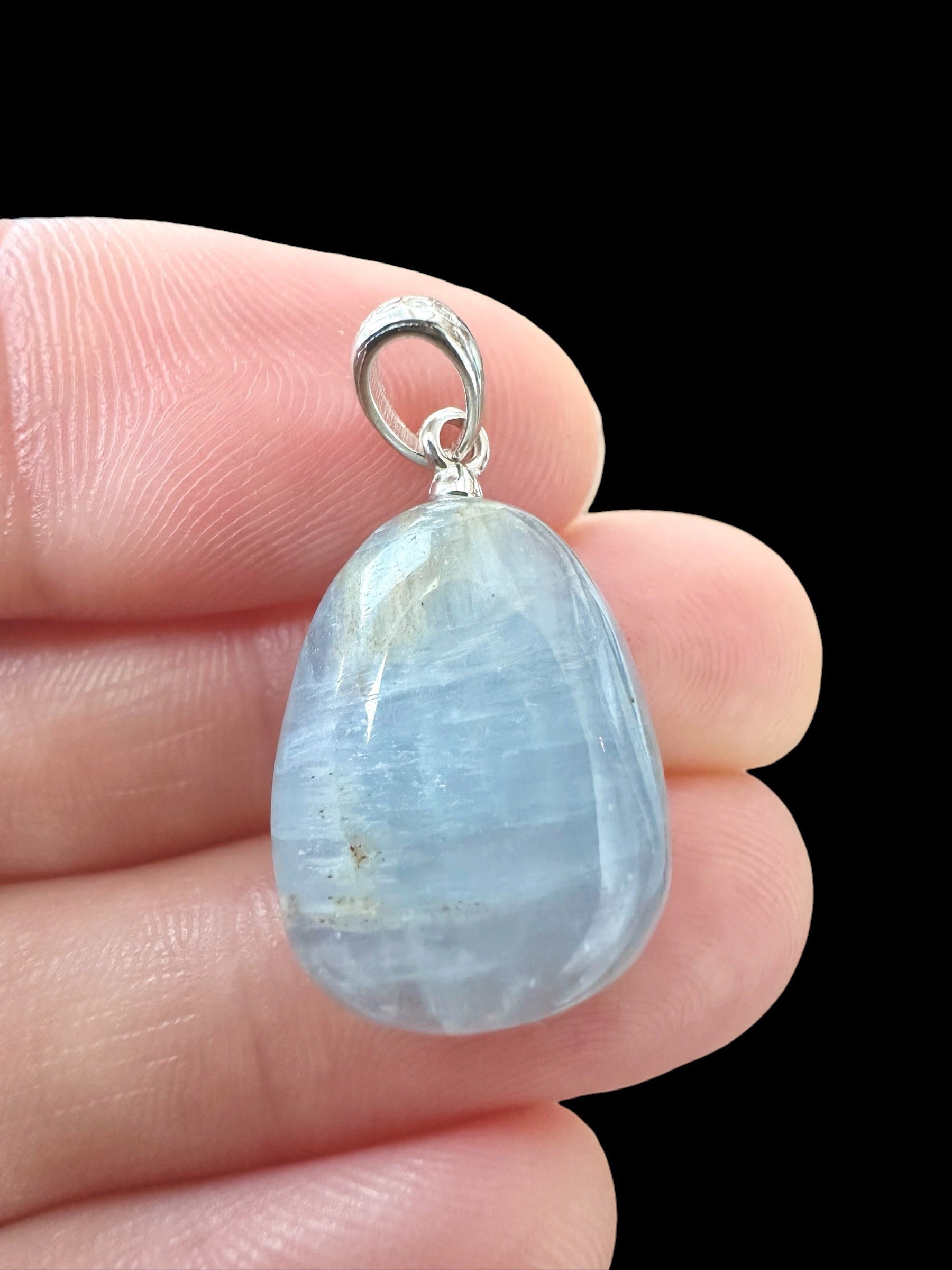 Silver pendant made of celestine - SP/CE10