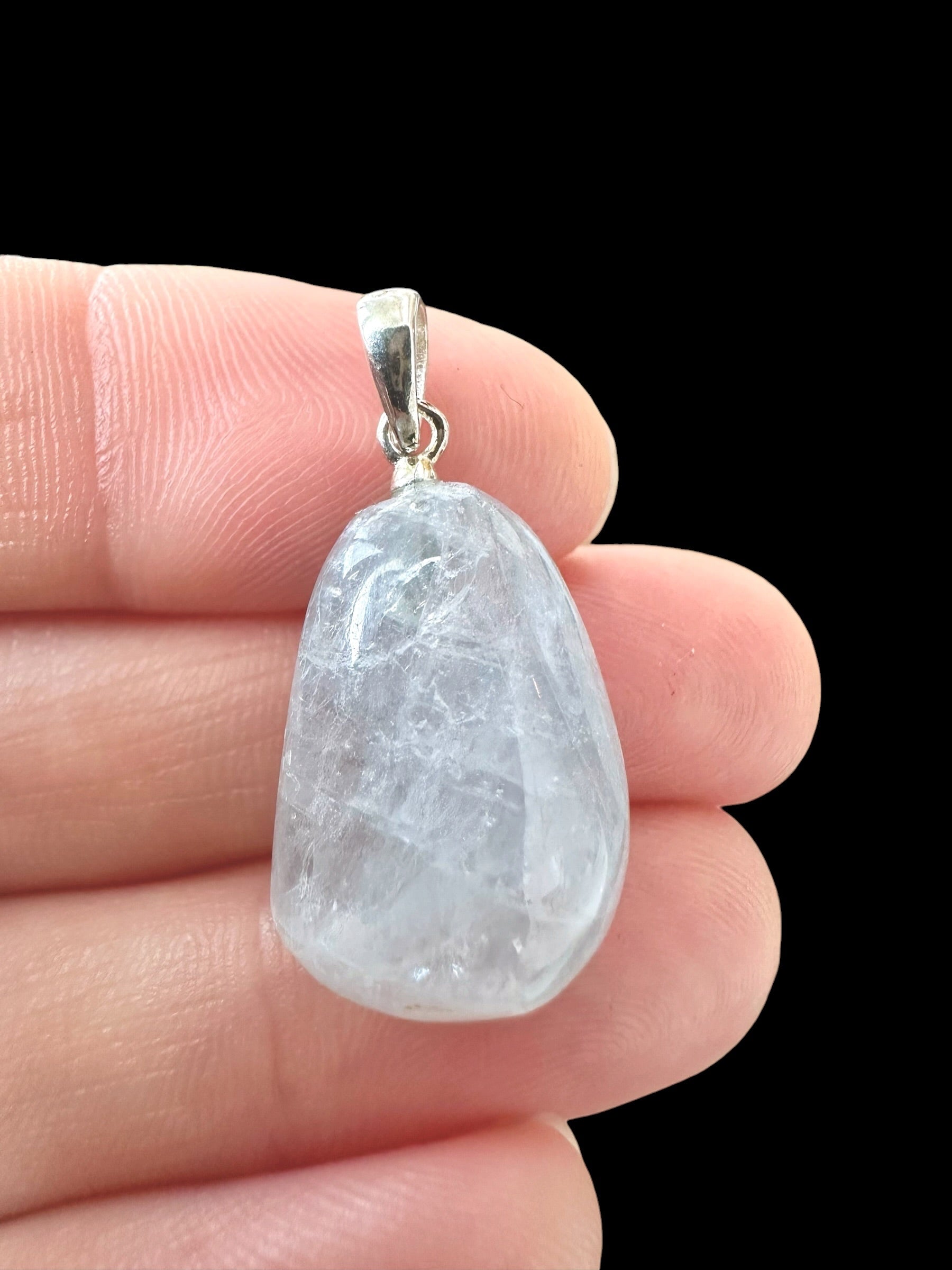 Silver pendant made of celestine - SP/CE12