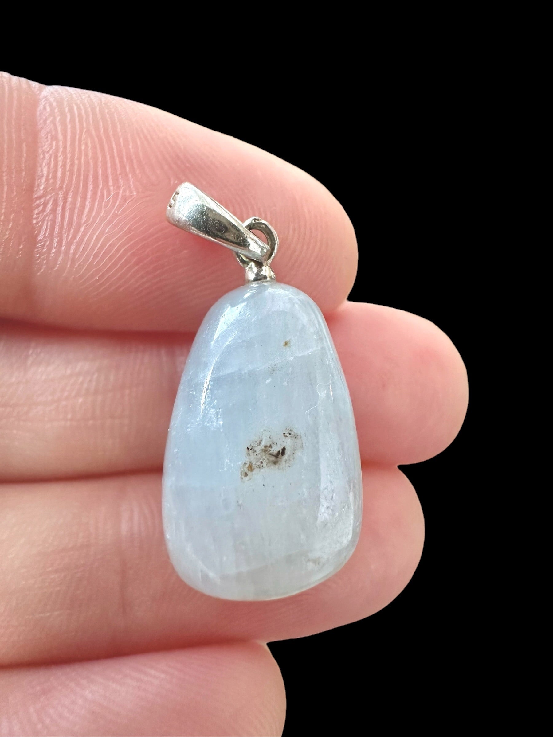 Silver pendant made of celestine - SP/CE14
