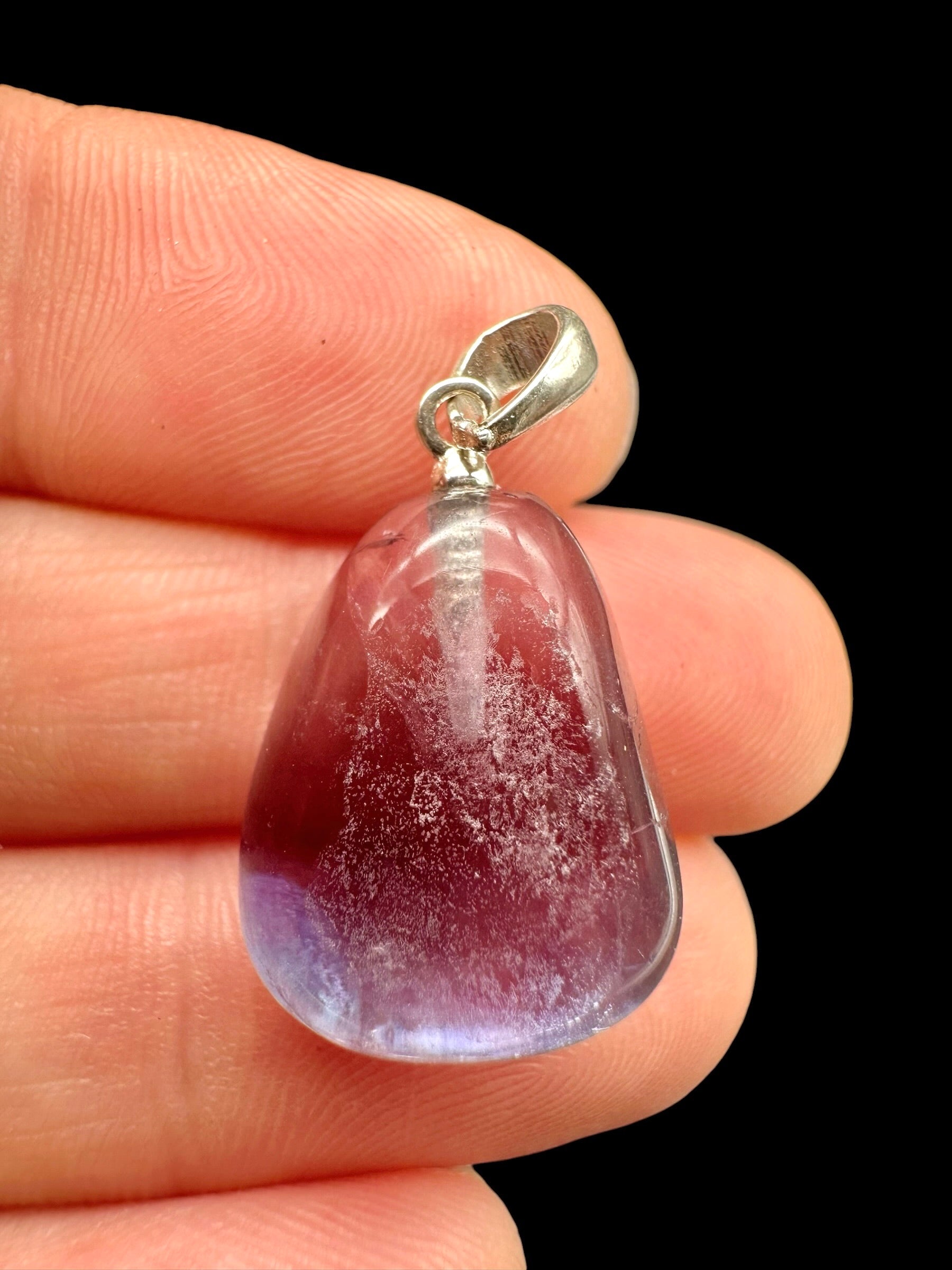 Silver pendant made of fluorite - SP/FL06