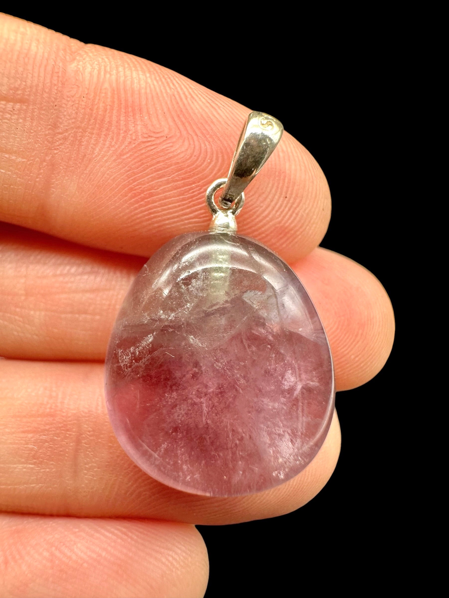 Silver pendant made of fluorite - SP/FL07