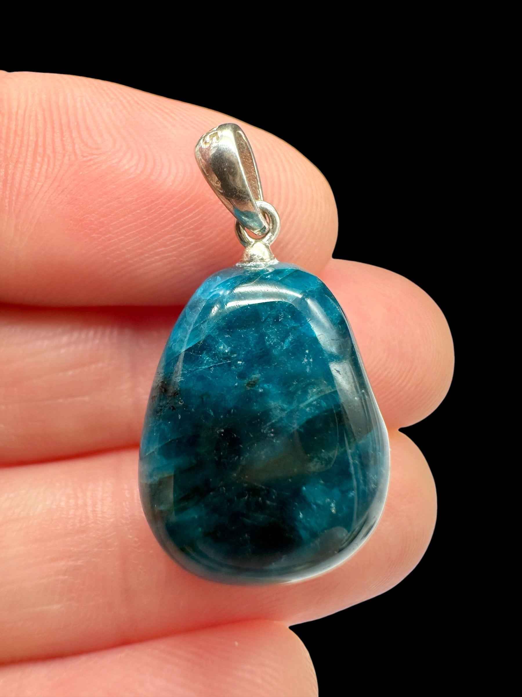 Ciondolo in argento con apatite - SP/AP02