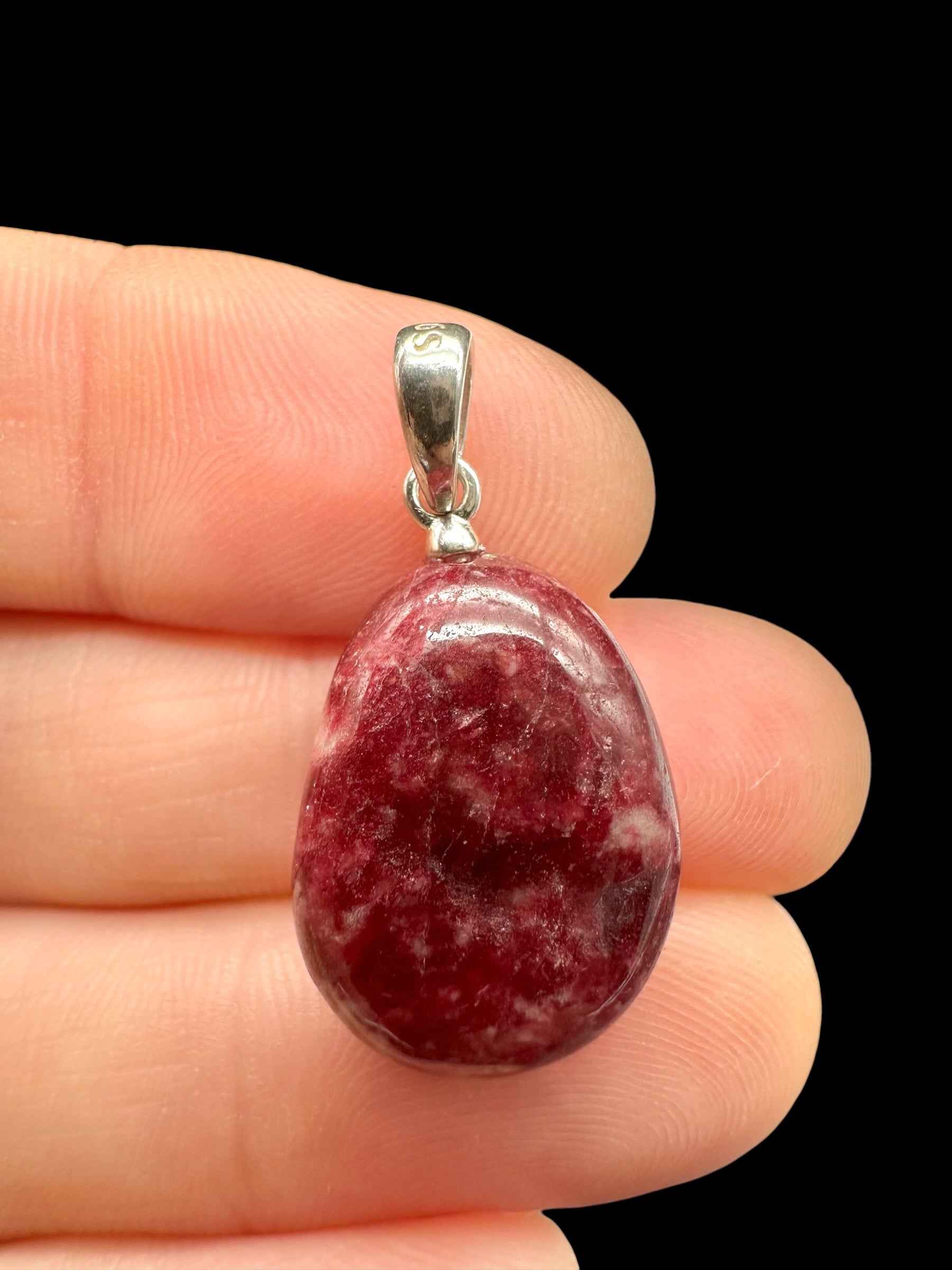 Ciondolo in argento con thulite - SP/TH01