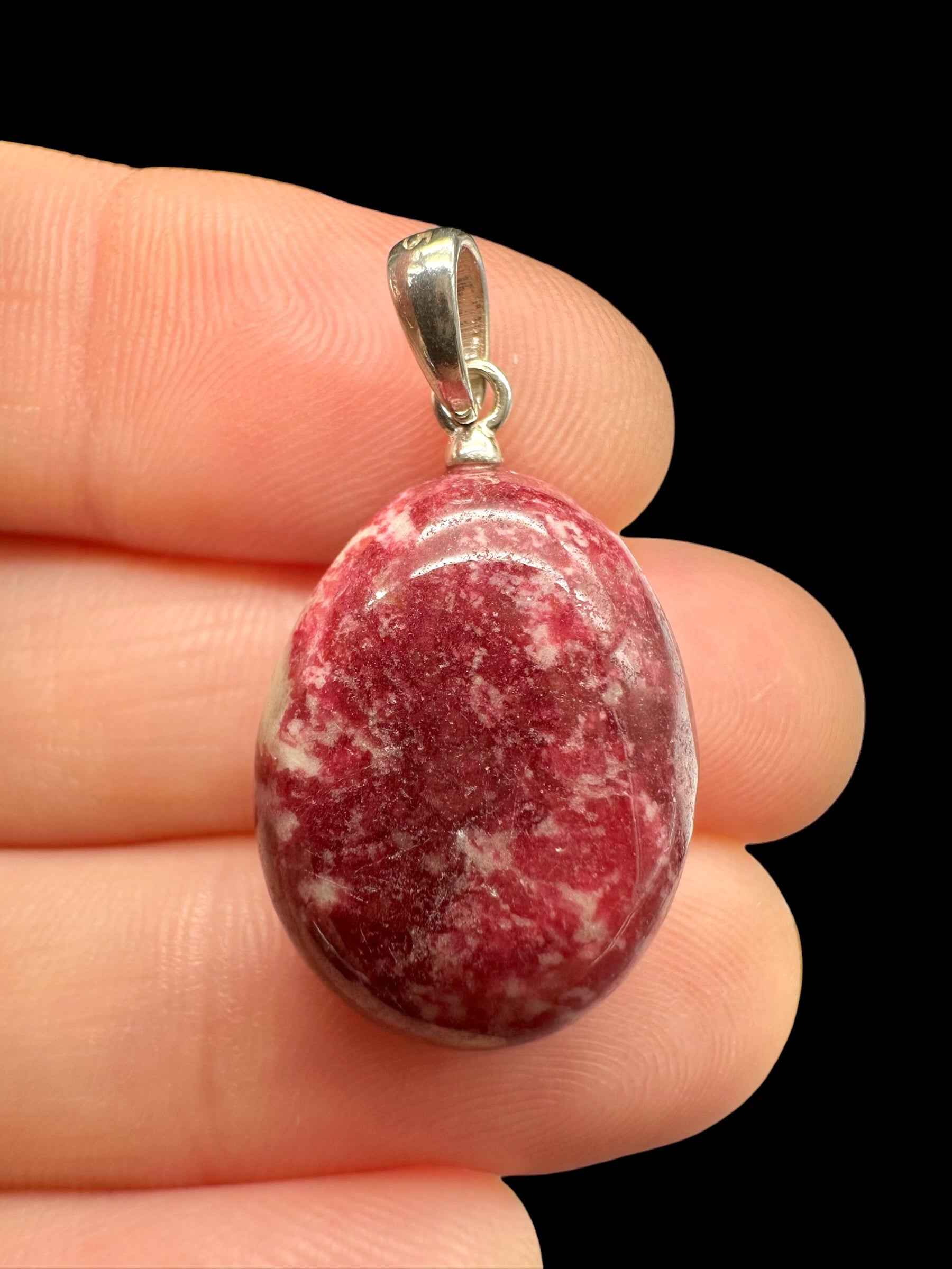 Ciondolo in argento con thulite - SP/TH04
