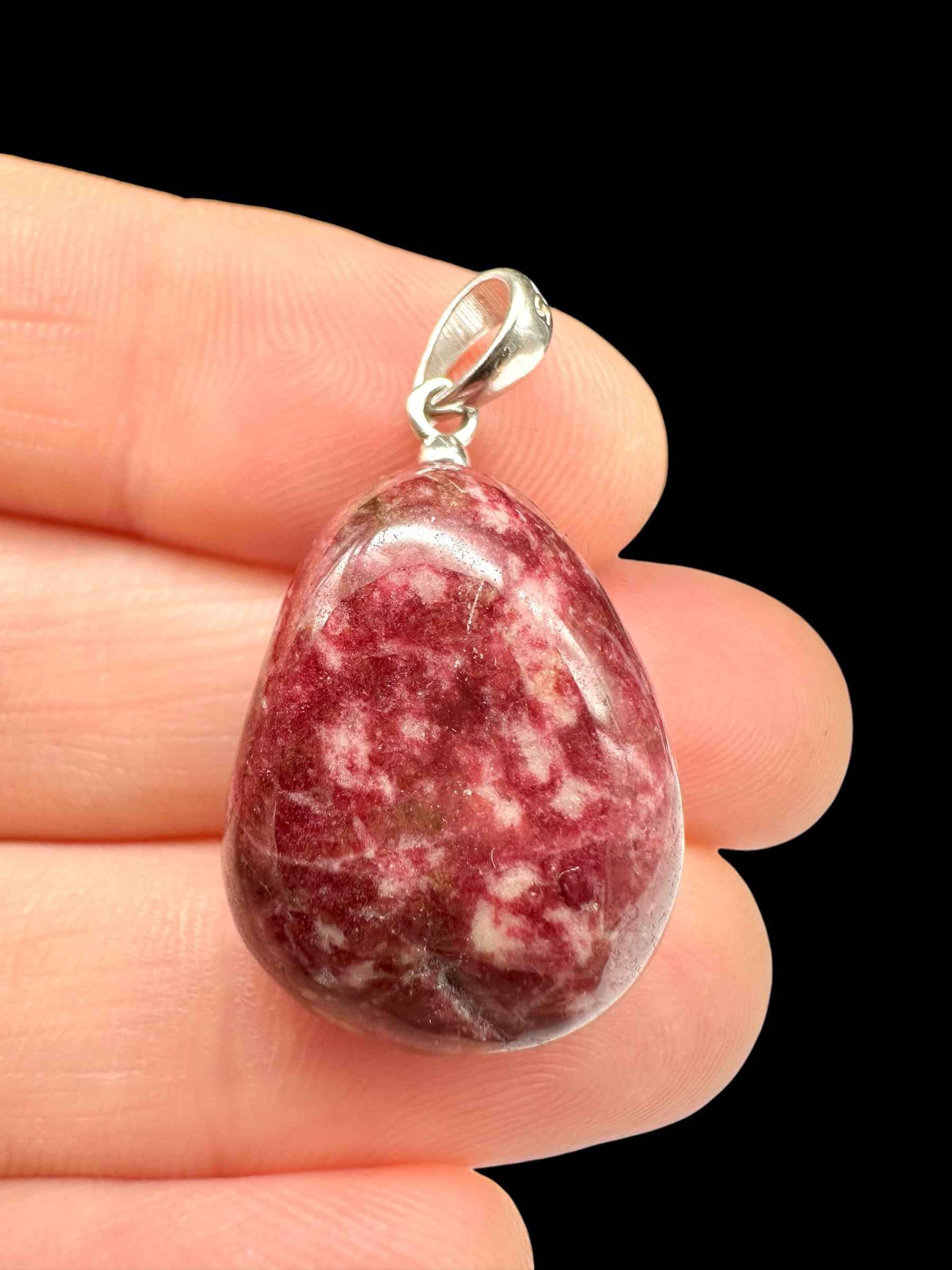 Ciondolo in argento con thulite - SP/TH05