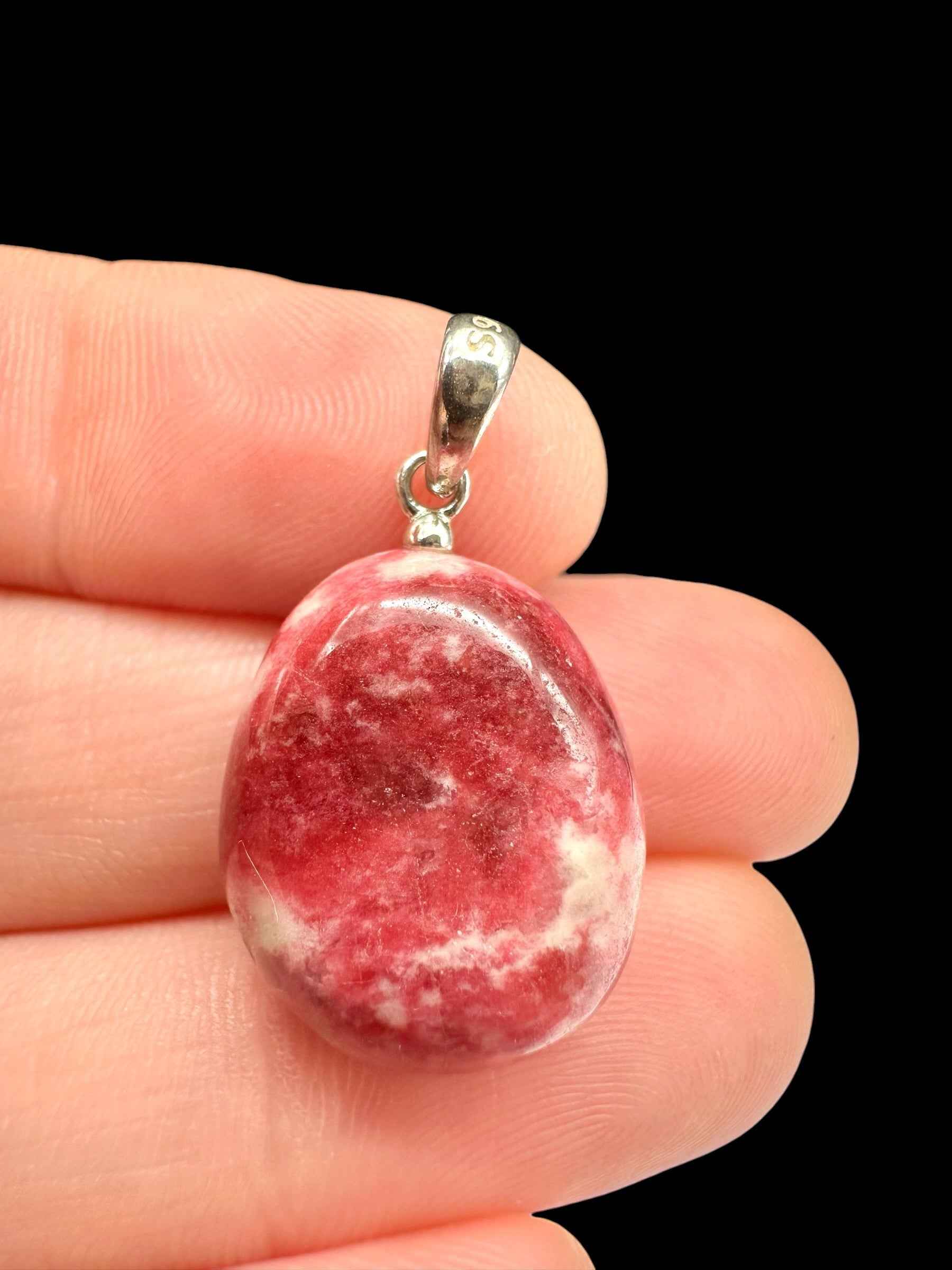 Ciondolo in argento con thulite - SP/TH06