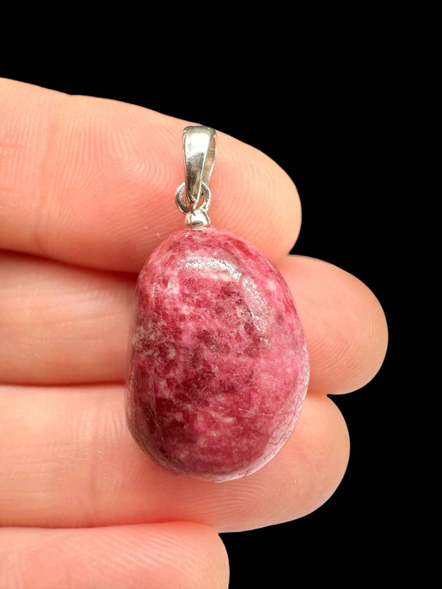 Ciondolo in argento con thulite - SP/TH07