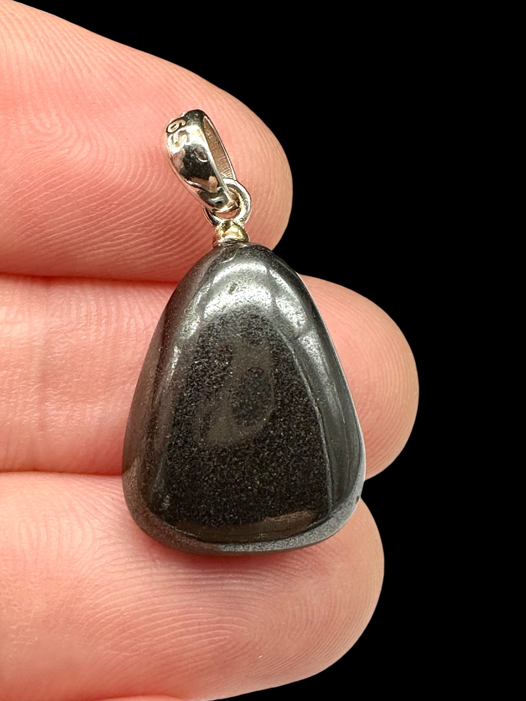 Silver pendant made of hematite - SP/HE01