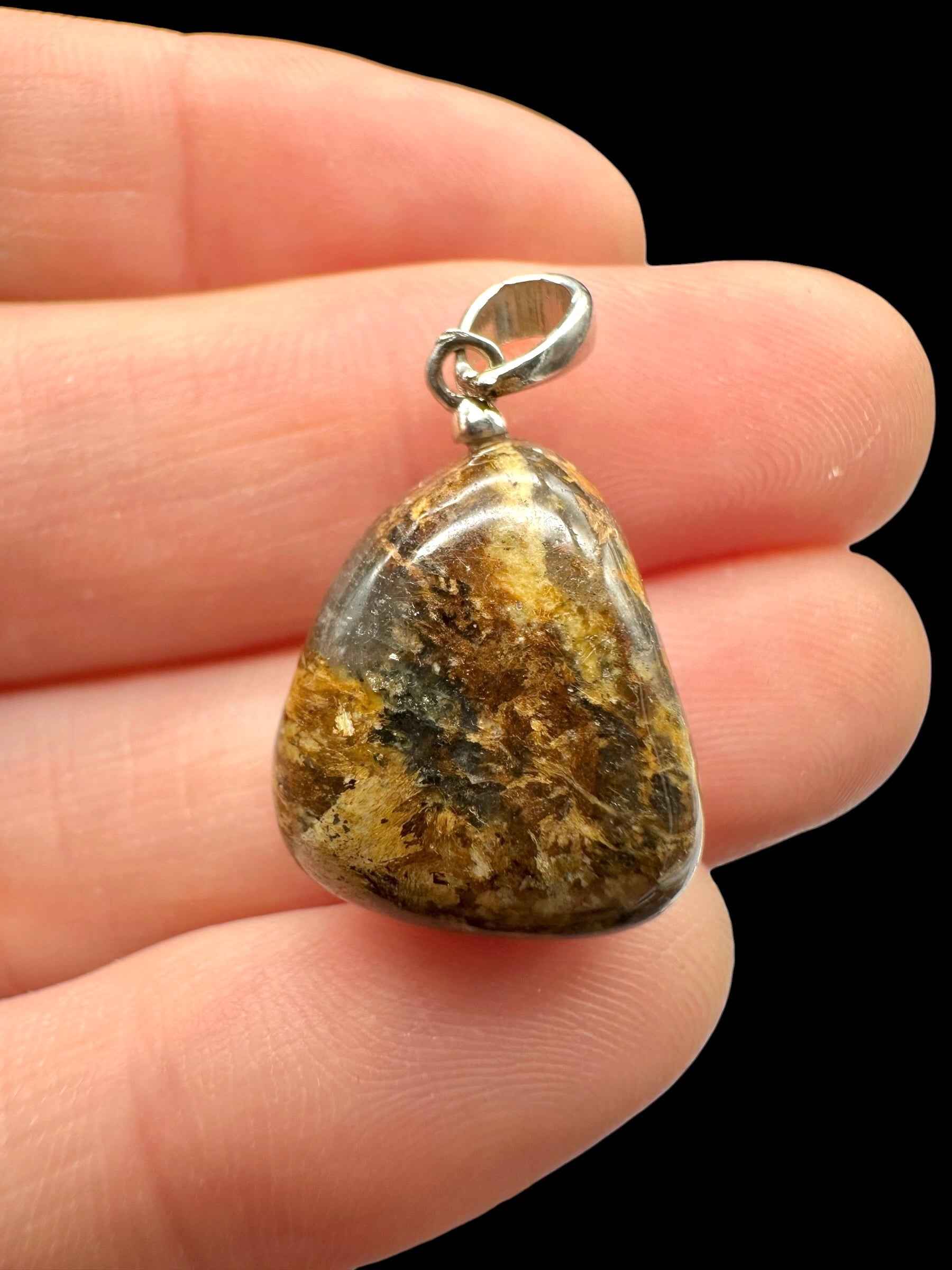 Ciondolo in argento realizzato in bronzite - SP/BR01