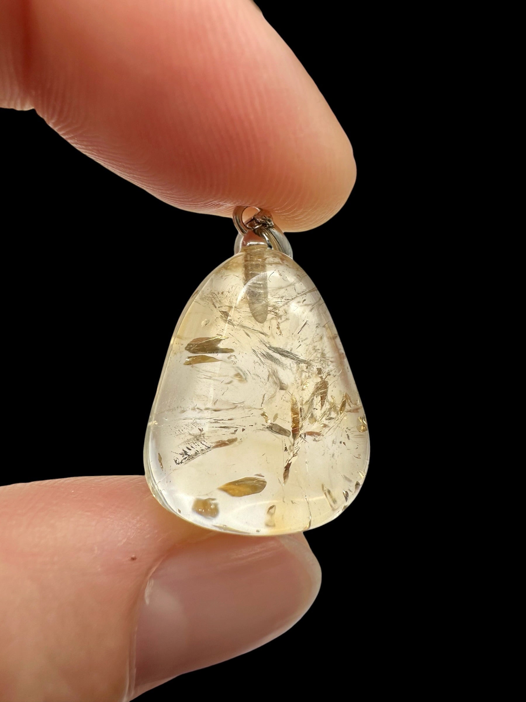 Silver pendant made of citrine - SP/CI01