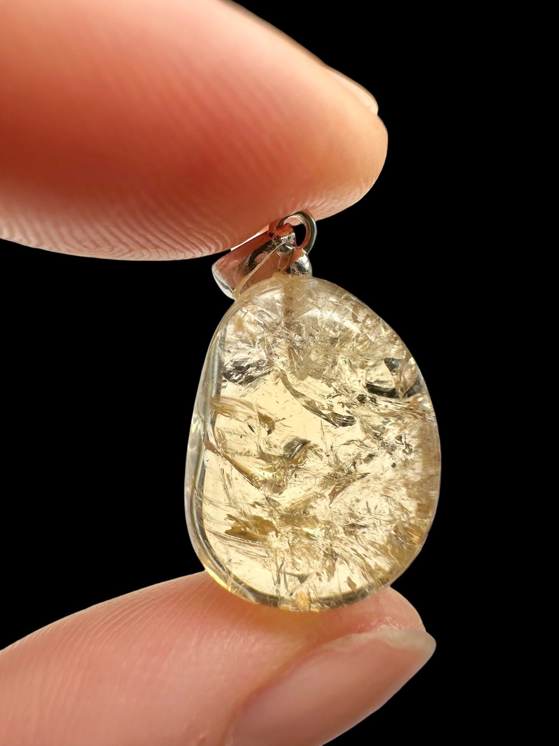 Silver pendant made of citrine - SP/CI02